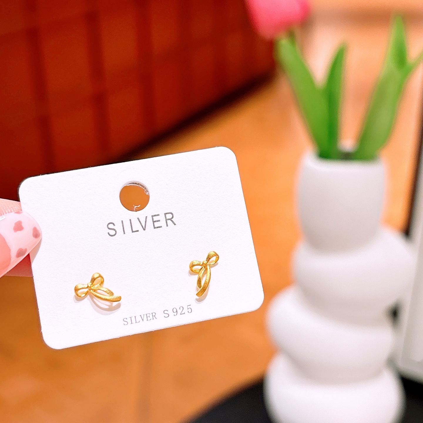 ラグジュアリー925シルバーイヤリングシルバー 年次パーティー