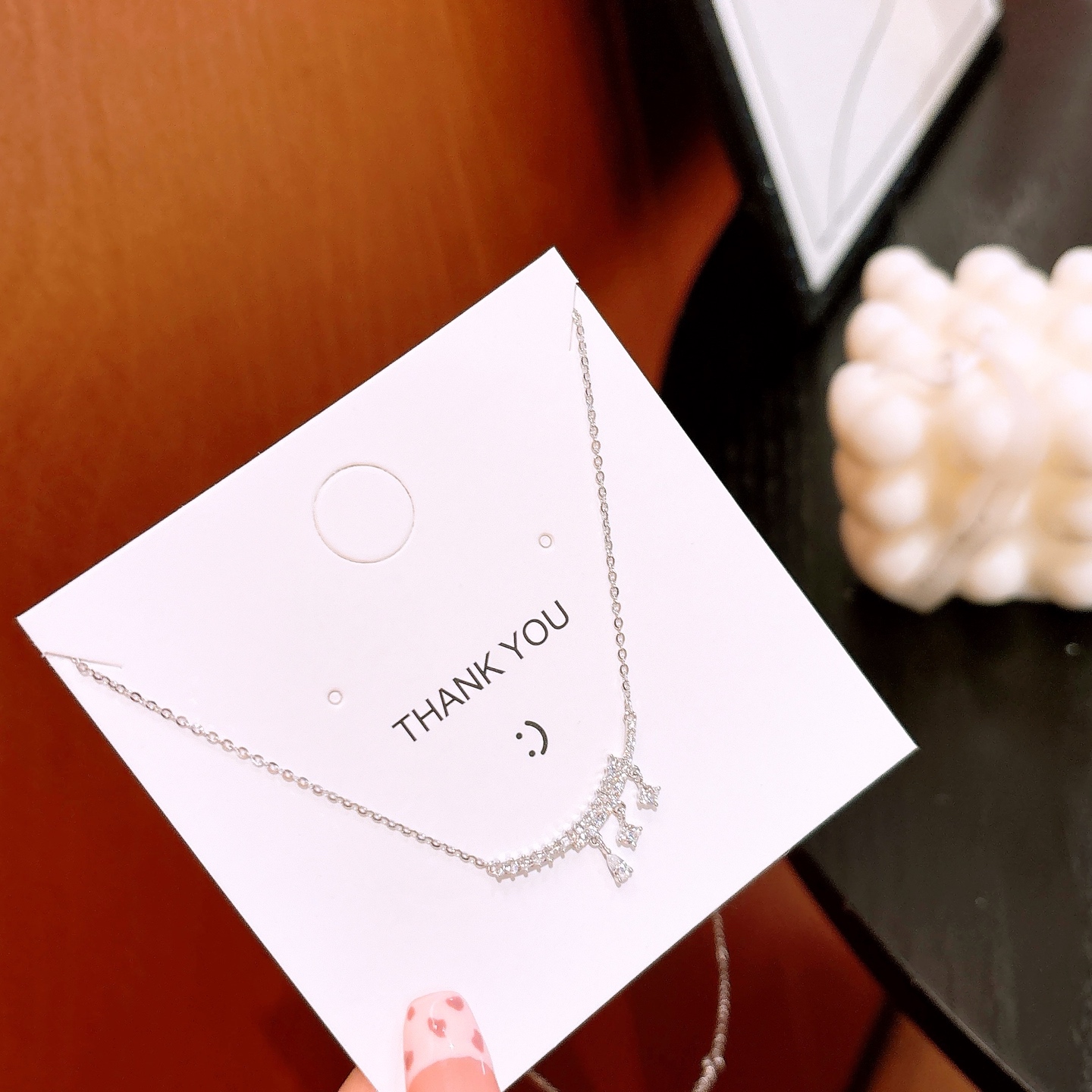 Nickel Free Silver Necklace Sweet Everyday Wear Silver