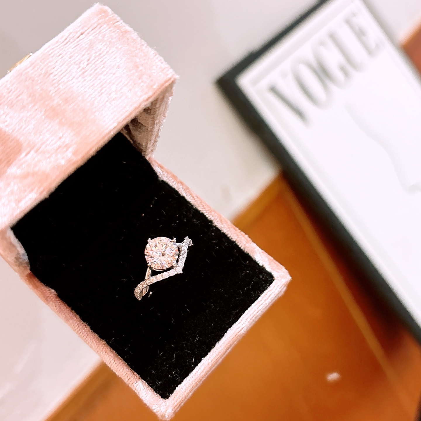 Hypoallergenic Silver Moissanite Ring Intellectual Party Gold