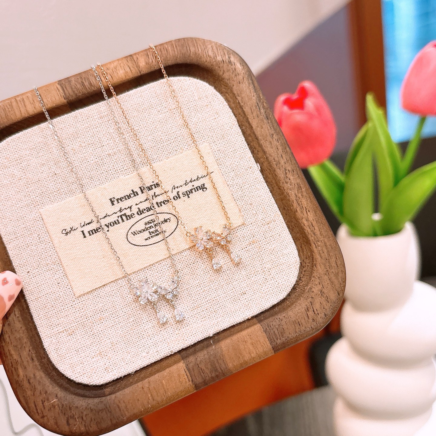 Hochglanzpoliertes Silber Kette Elegant Lehrertag Silber