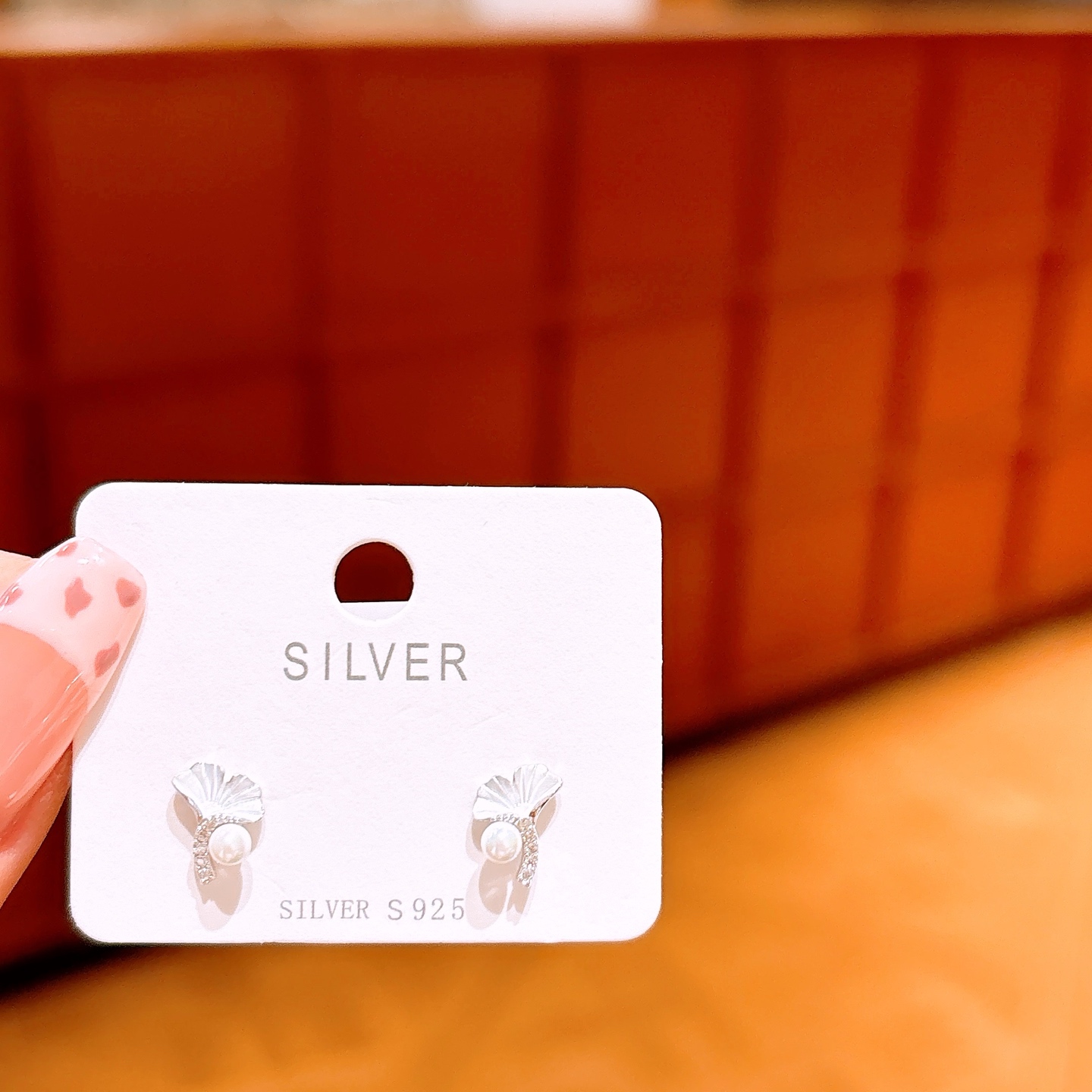 Fine Silver Earrings Pure Anniversary Gold