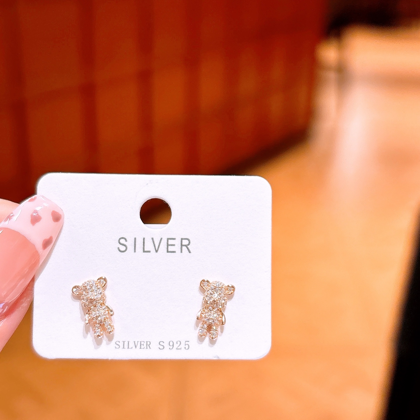 Nickel Free Silver Earrings Girly Mother's Birthday Silver