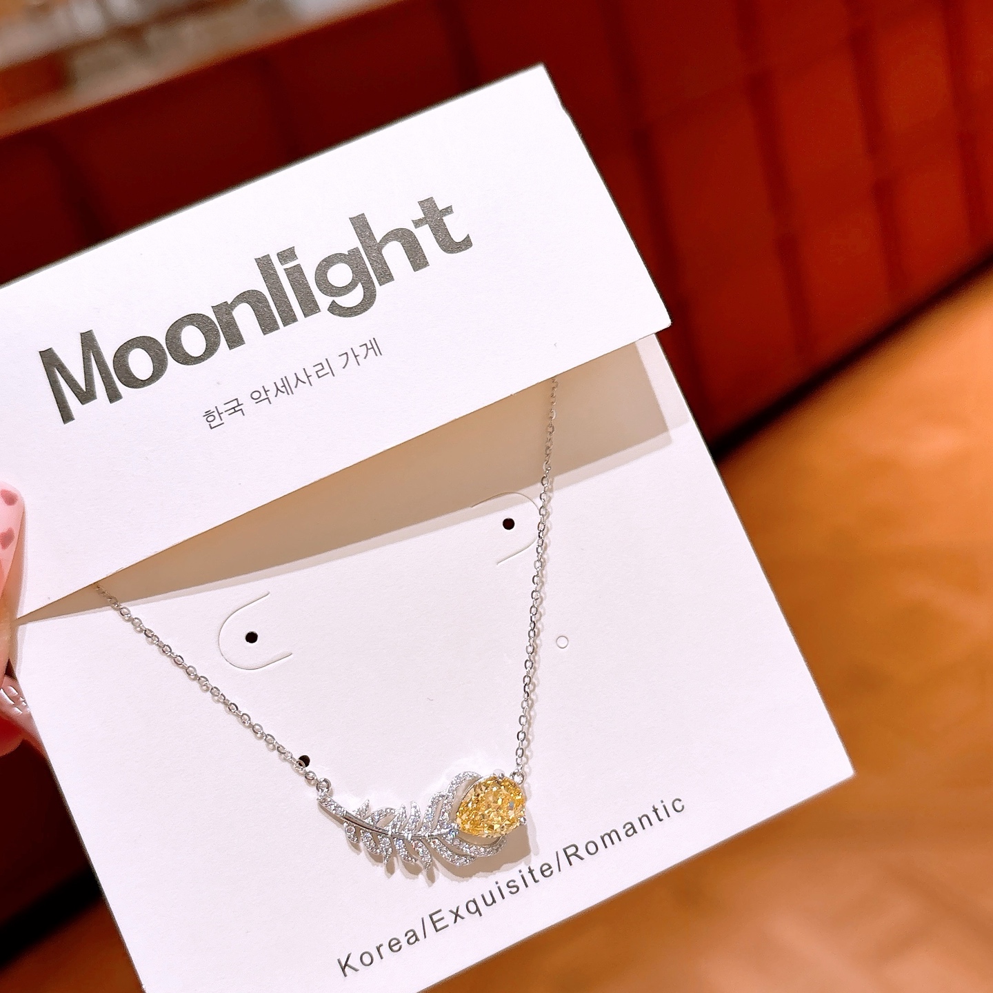 925 Silver High Carbon Diamond Necklace Pure Date Night Gold