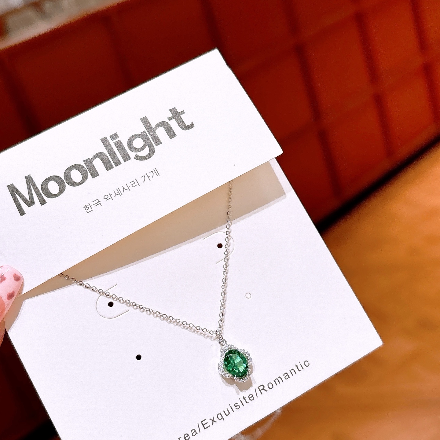 Nickel Free Silver High Carbon Diamond Necklace Ethereal Annual Party