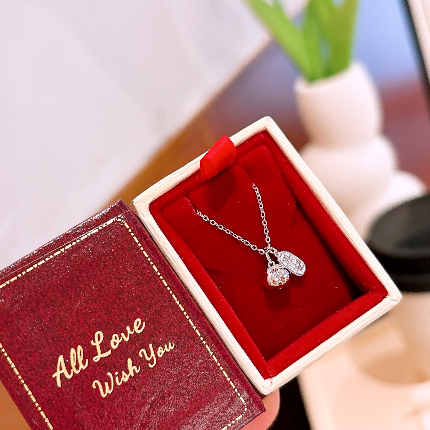 Fine Silver Necklace Pure Office Gold