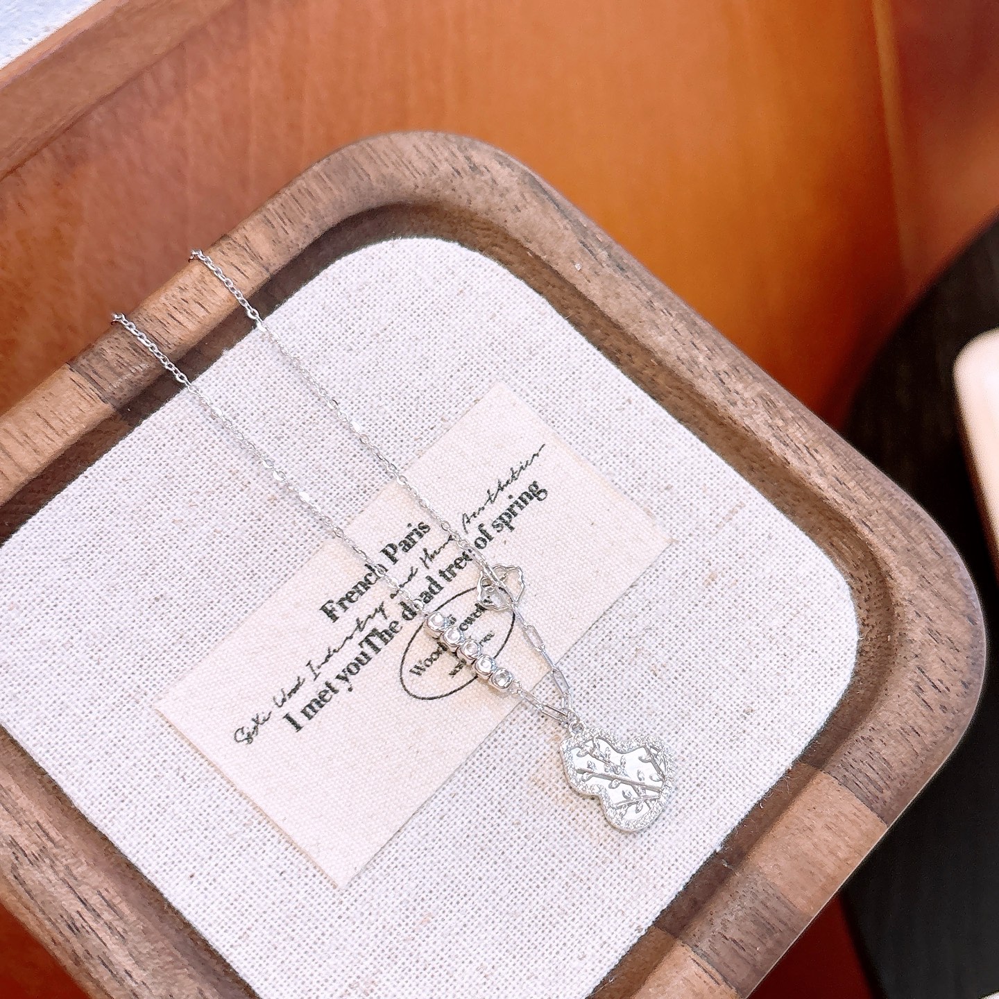 925 Silver Necklace Premium Mother's Birthday Silver