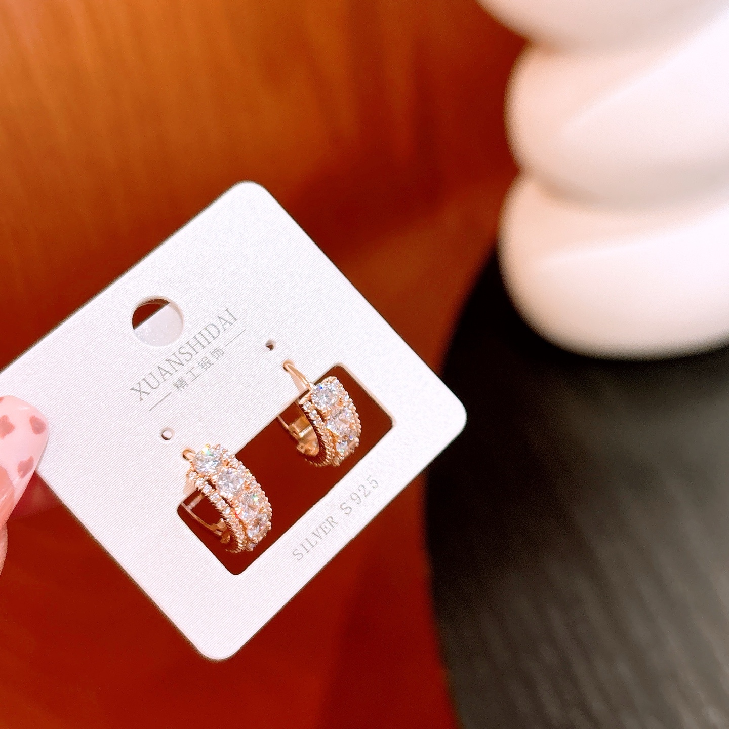 Nickelfreies Silber Ohrcuffs Mädchenhaft Für mich selbst Silber