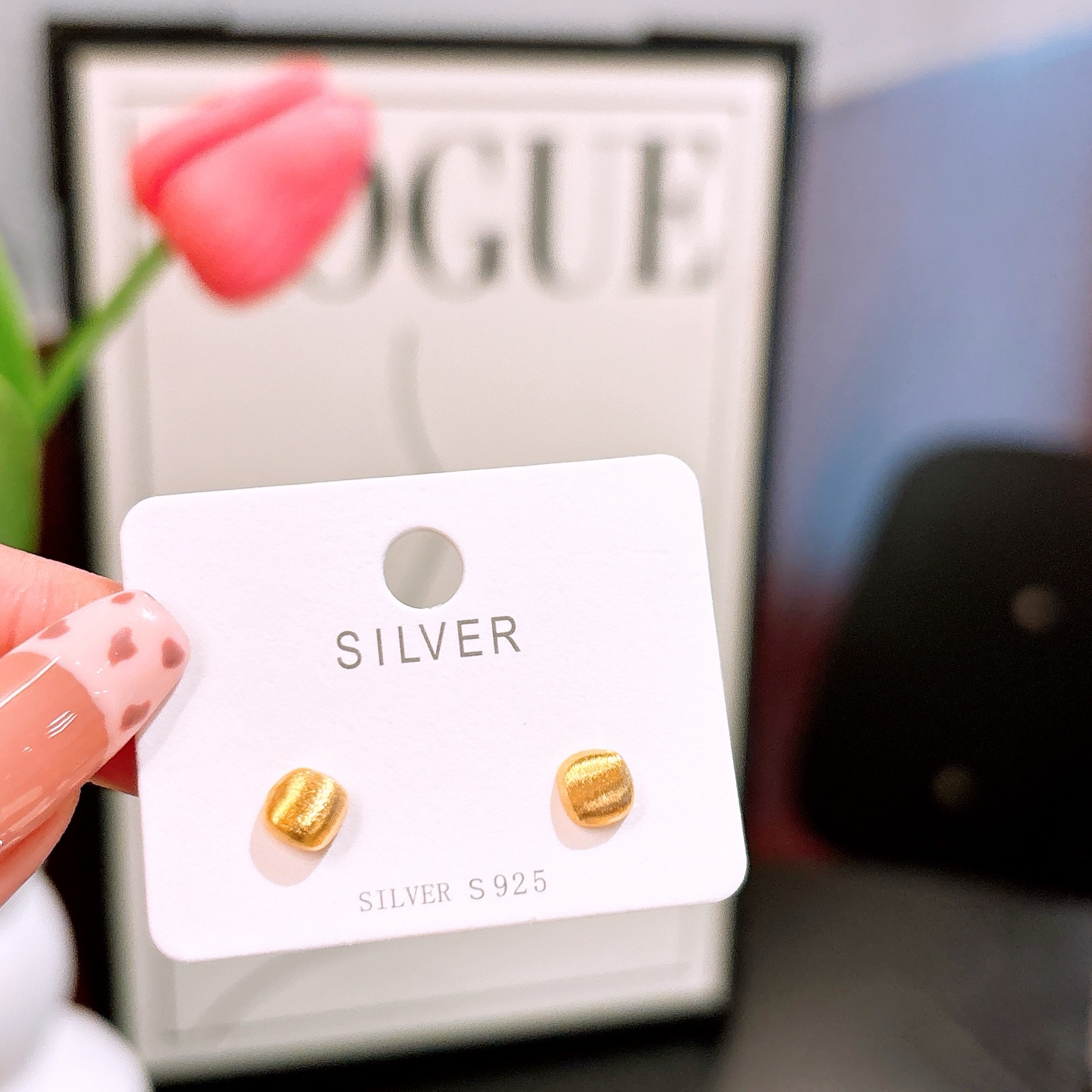 High Polish Silver Earrings Soft Party Silver