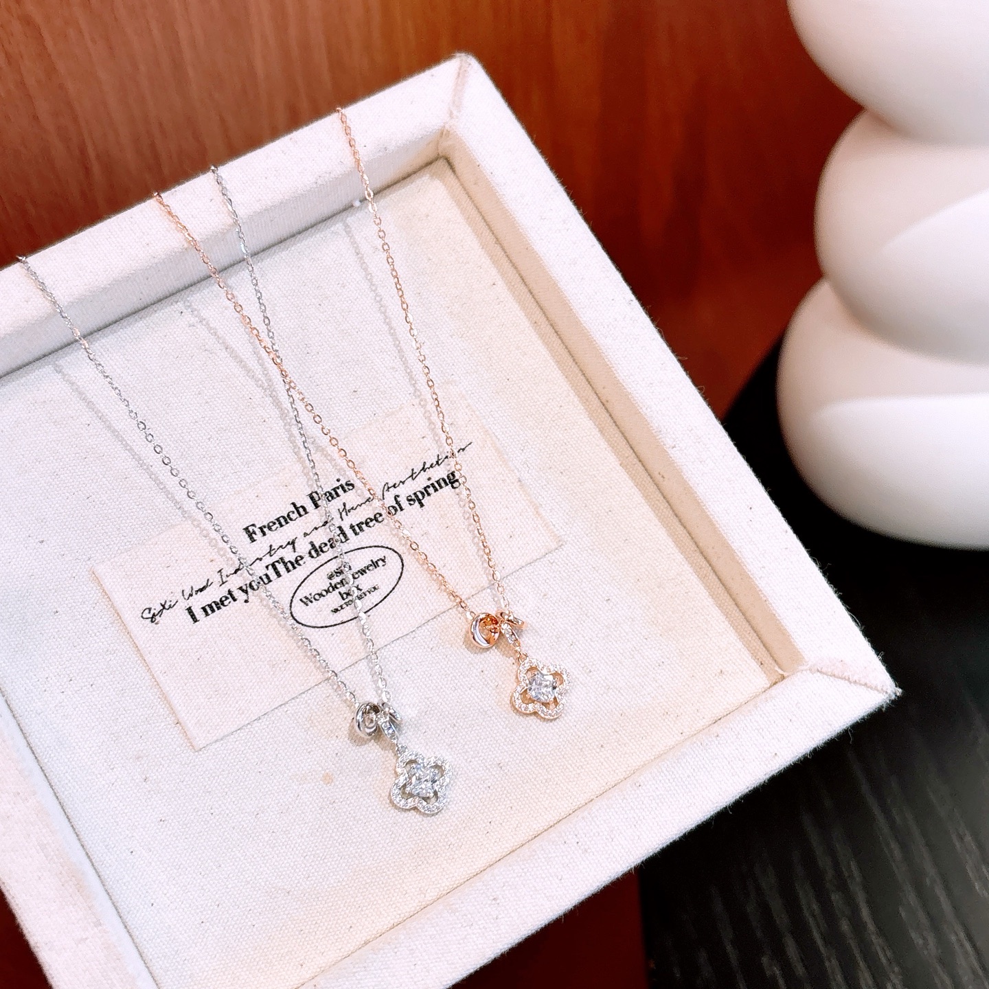 韓国風S925スターリングシルバーネックレスゴールド 新築祝い