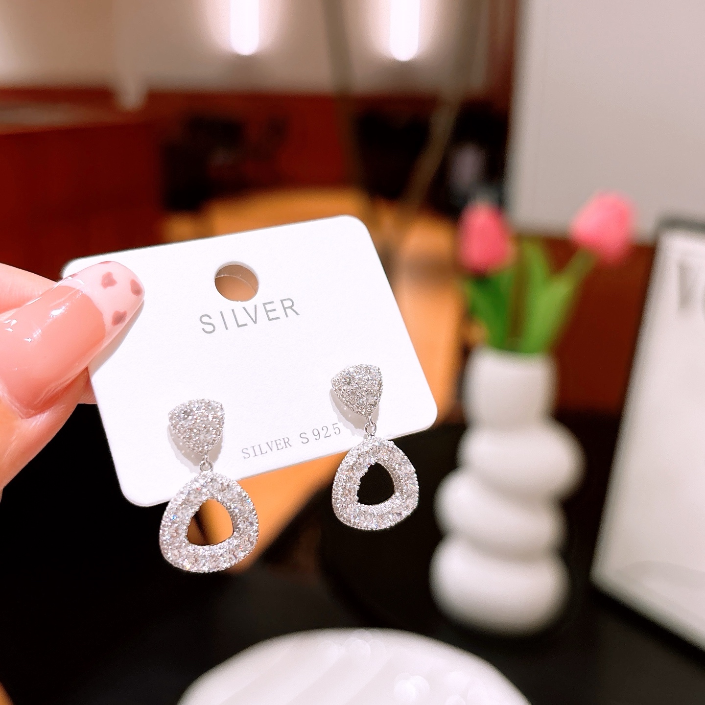 Low Allergy Silver Earrings Dainty Wedding Gold