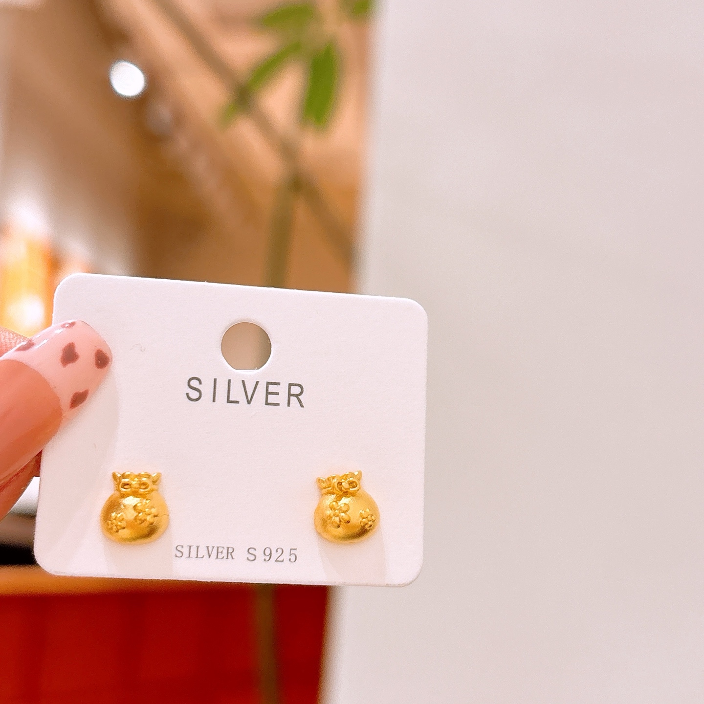 High Polish Silver Earrings Precision Gift for Her Gold