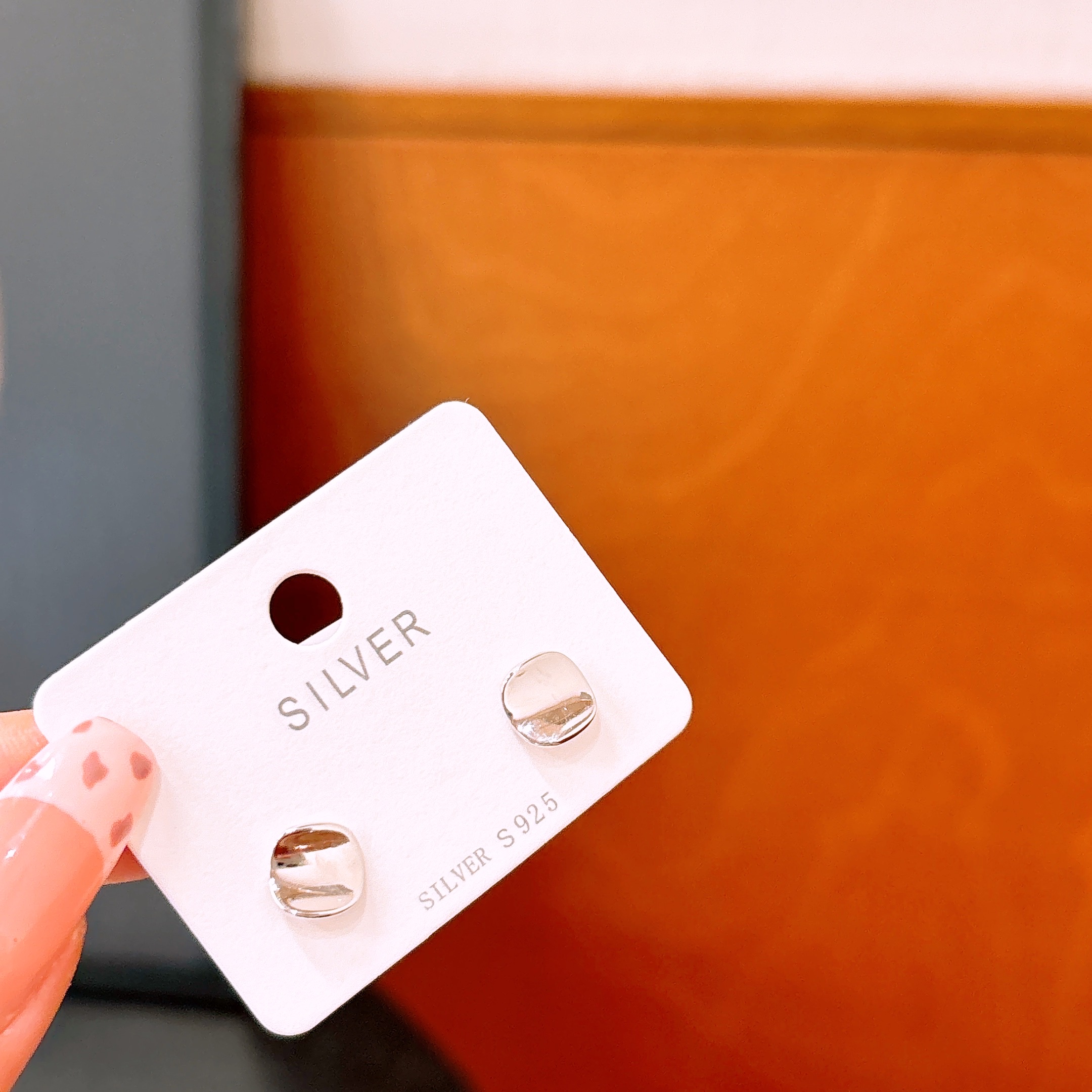 Low Allergy Silver Earrings Cute Housewarming Silver