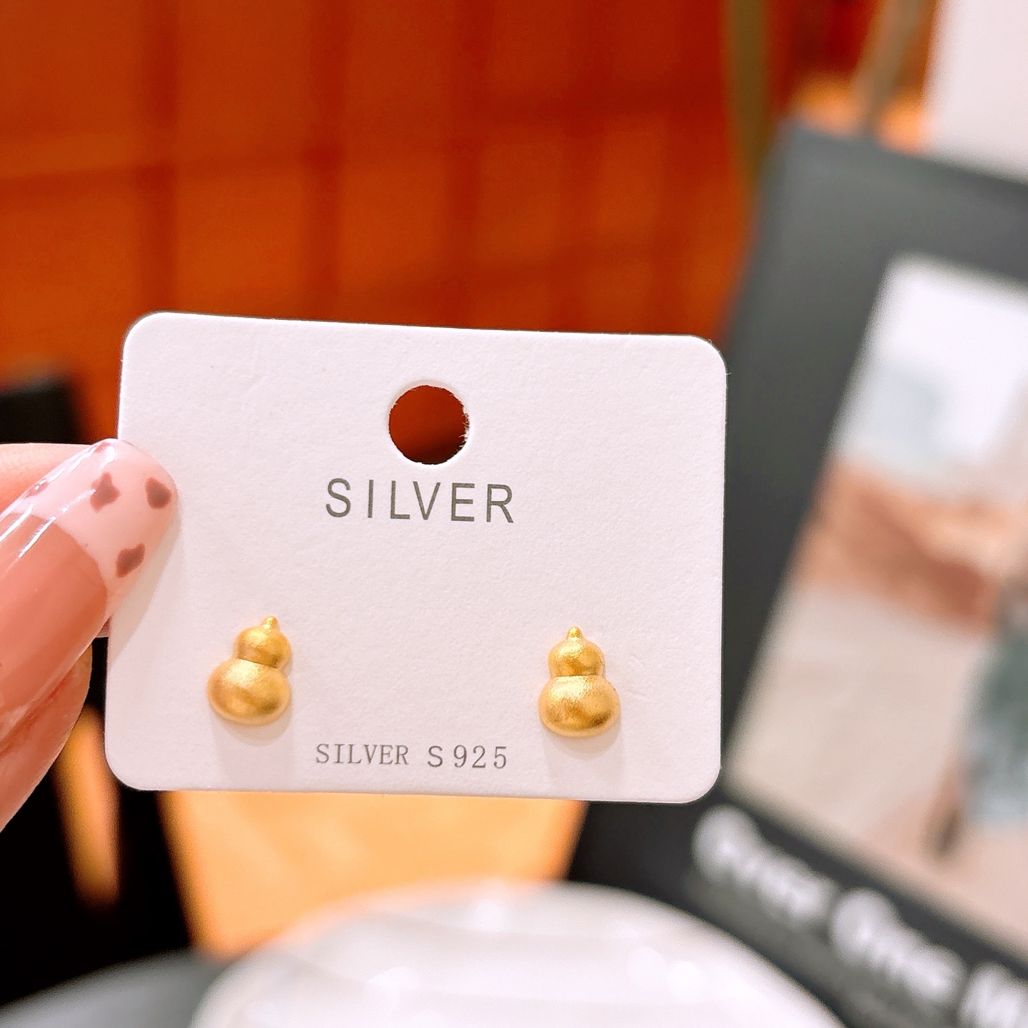 Nickel Free Silver Earrings Ethereal Christmas Gold