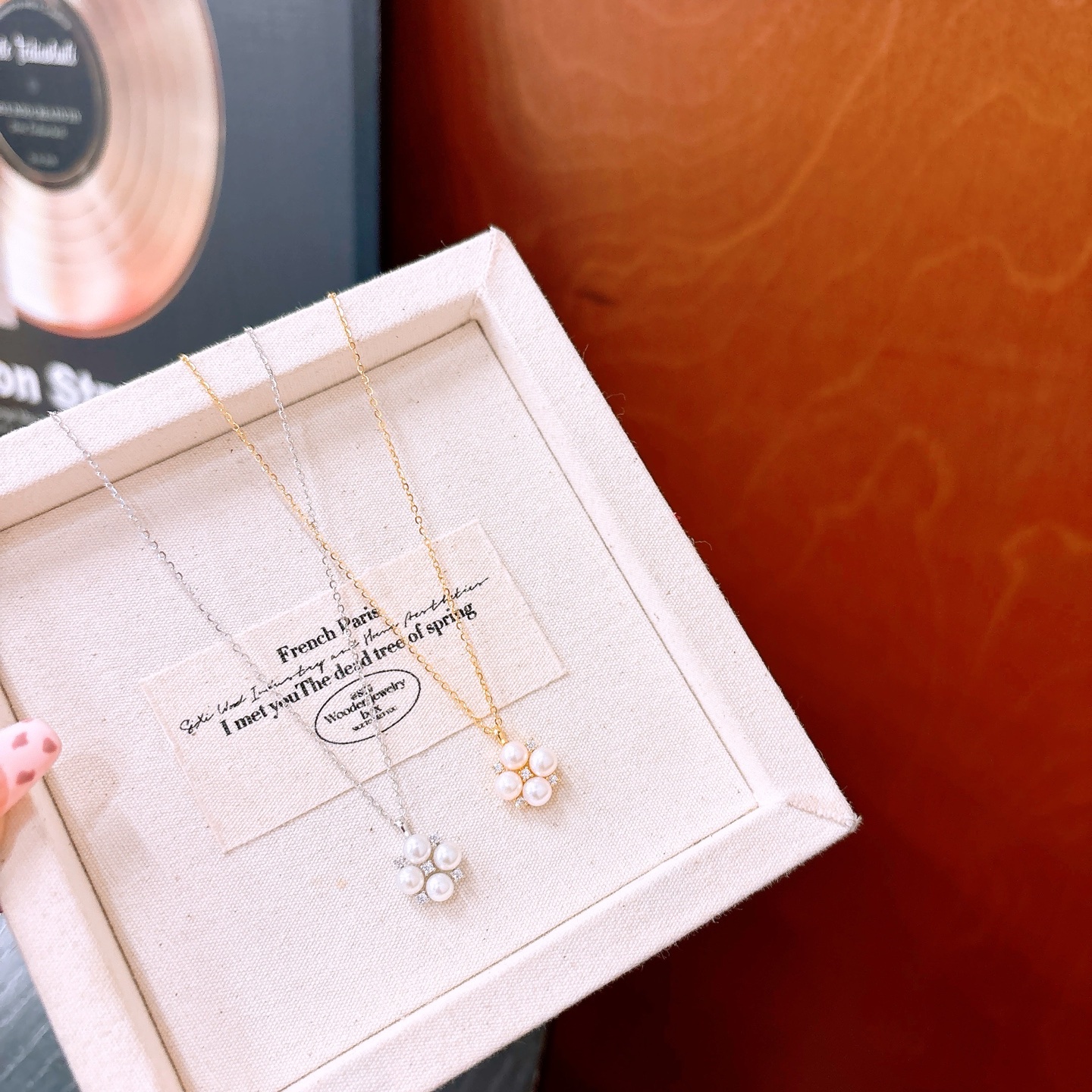 インスタ風純銀ネックレスゴールド 年次パーティー