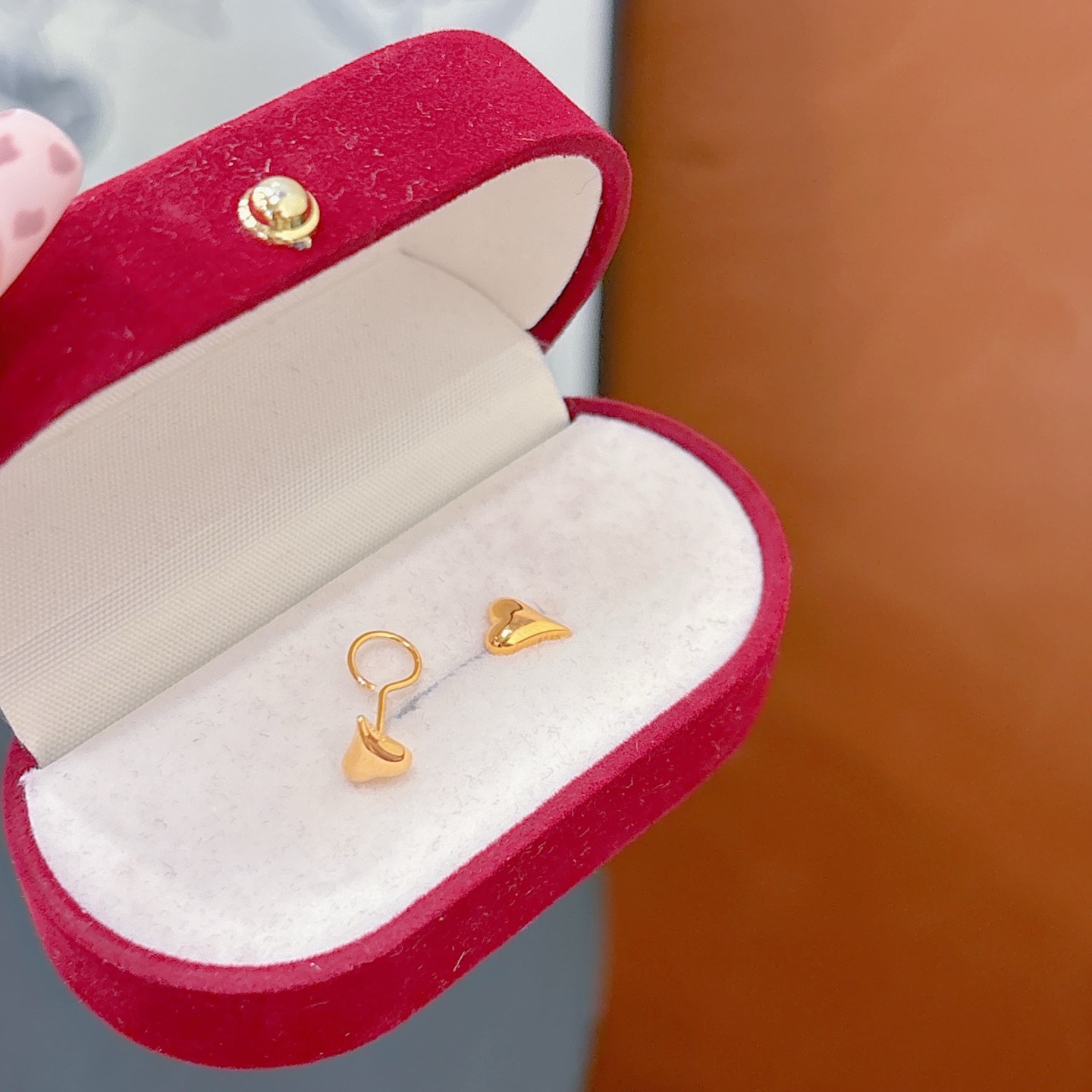 Fine Silver Earrings Artistic Teacher's Day Gold