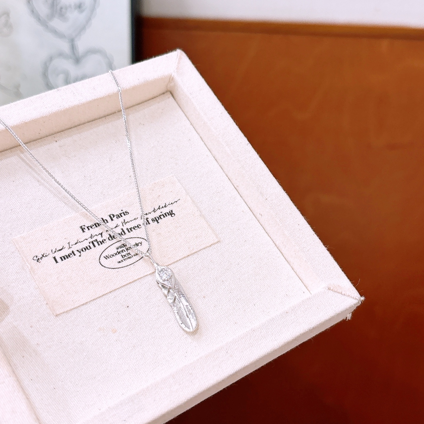 High Polish Silver Moissanite Necklace Minimalist Date Night Silver