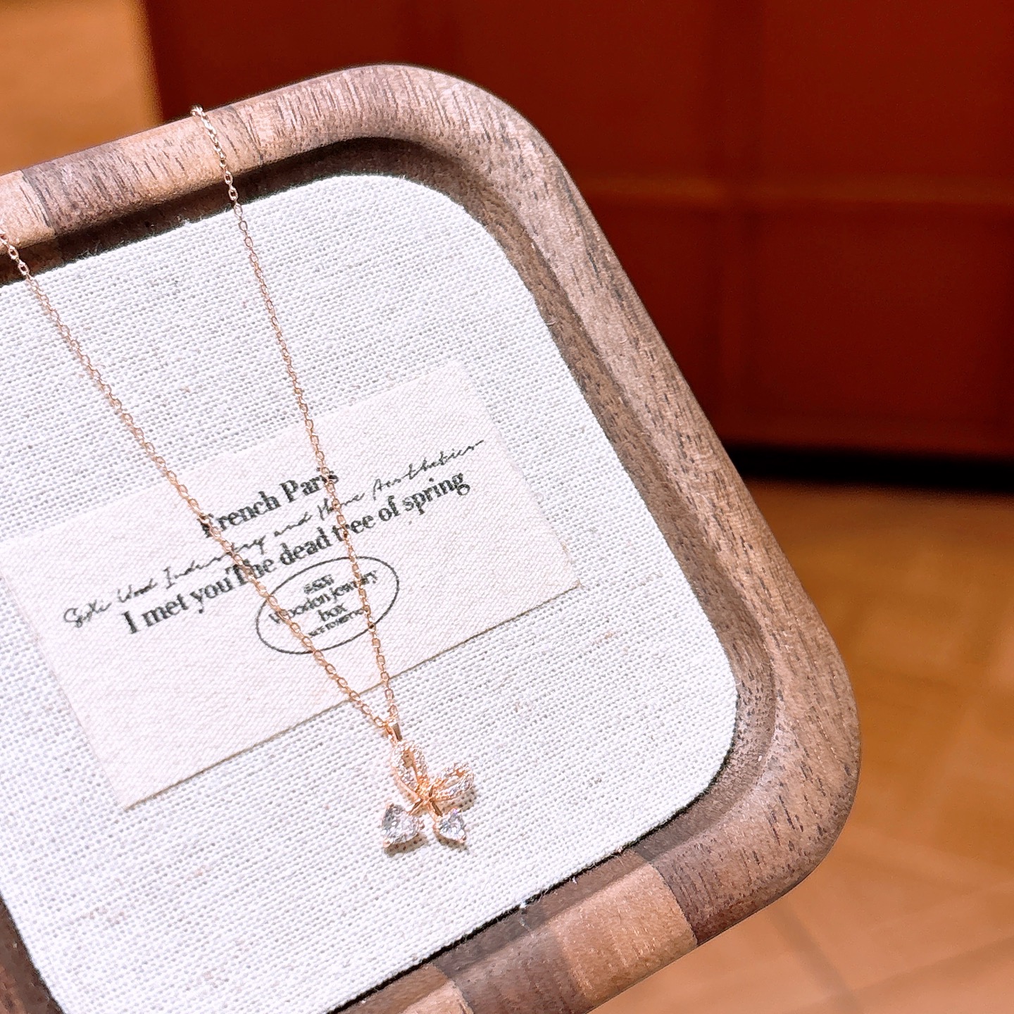 Hypoallergenes Silber Kette Koreanischer Stil Weihnachten Silber