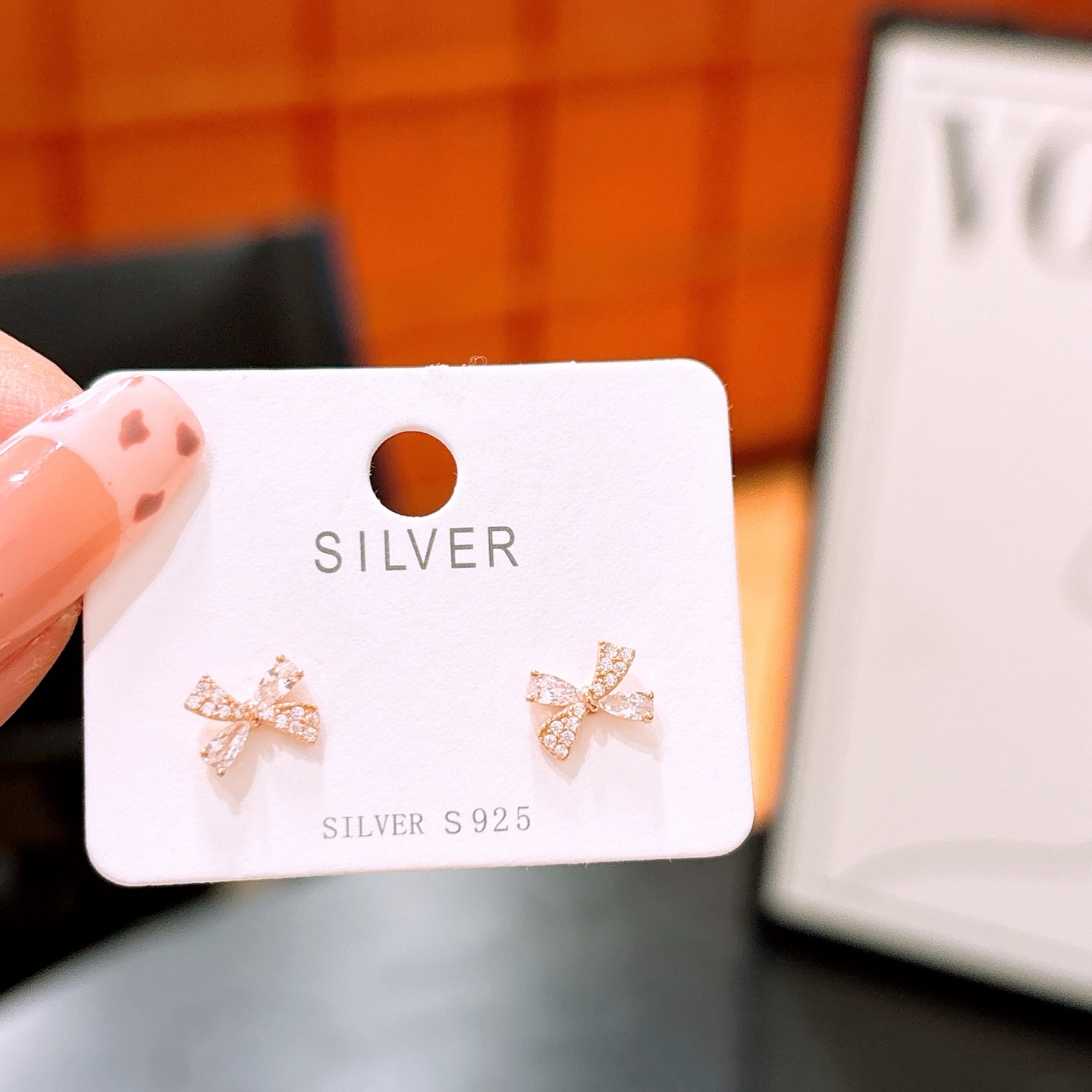 Hypoallergenic Silver Earrings Sweet & Cool Banquet Silver