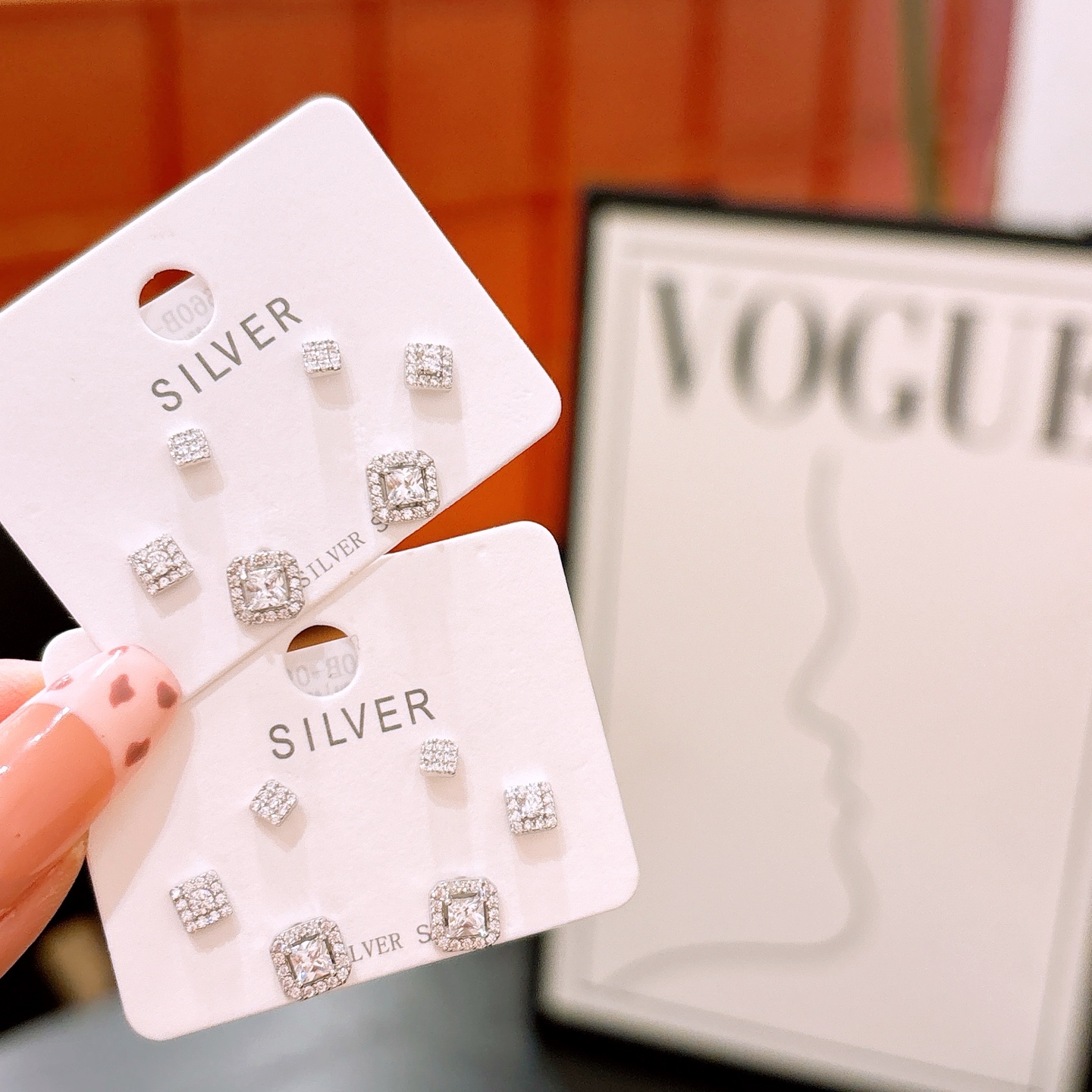 Fine Silver Earrings Cute Valentine's Day Silver