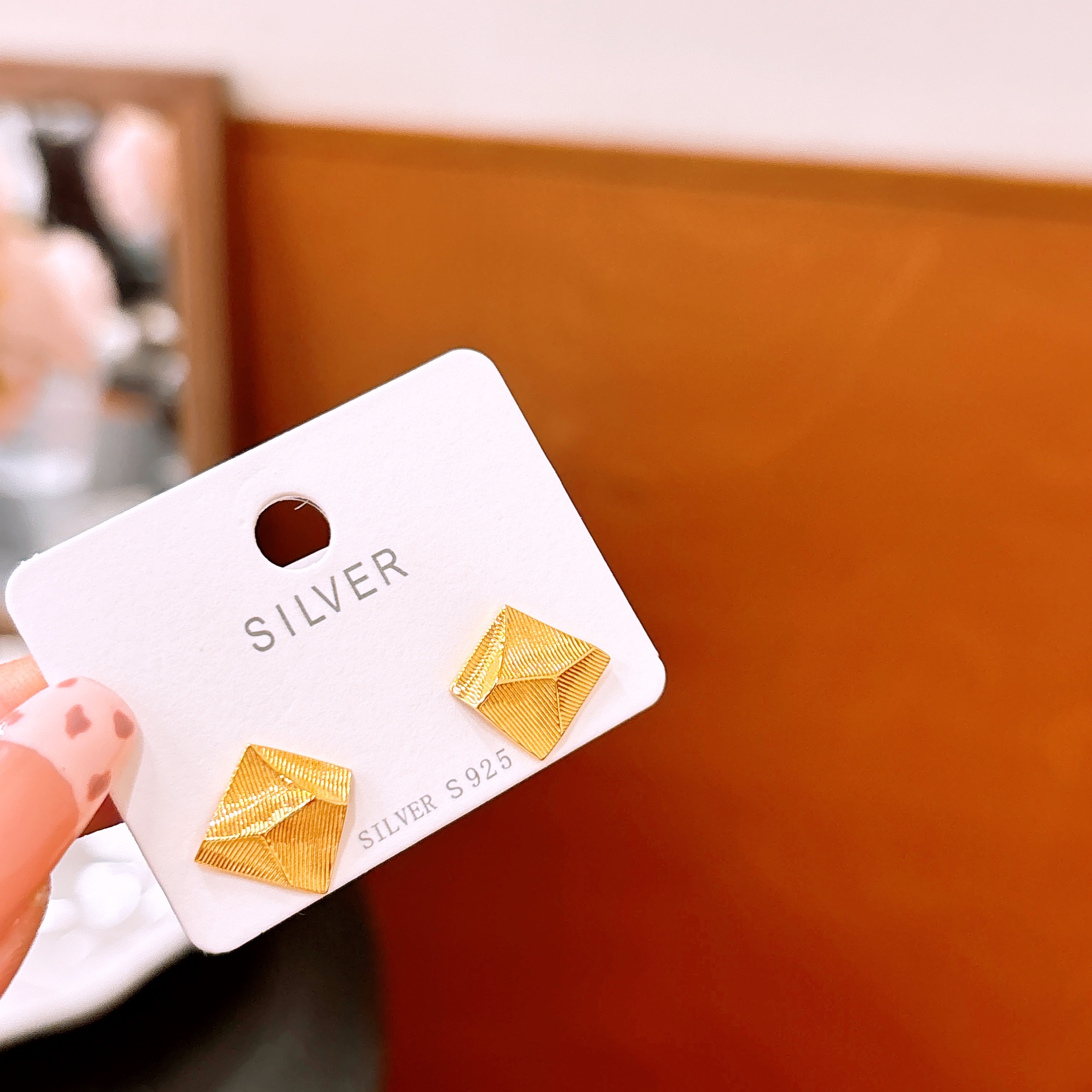 Hypoallergenic Silver Earrings Artistic Confession Silver