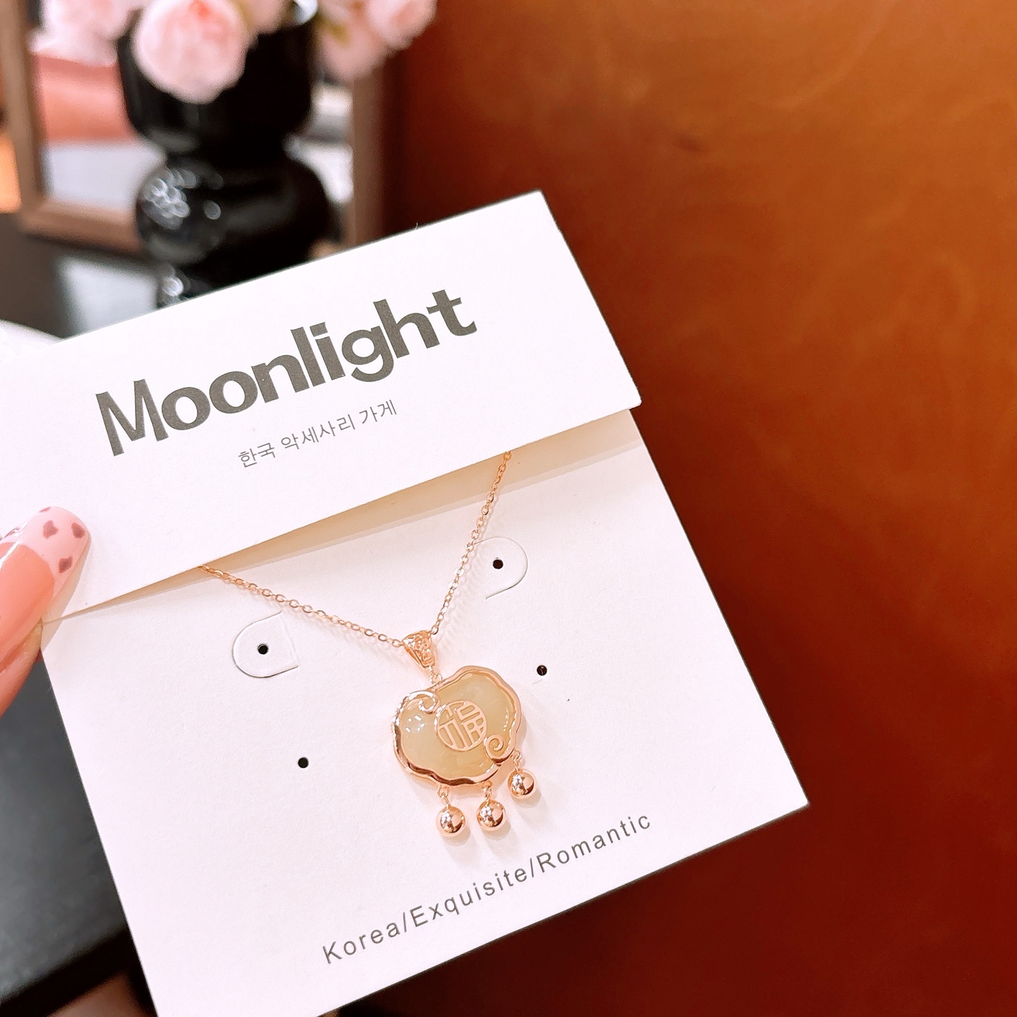 High Polish Silver Hetian Jade Necklace Lively Anniversary Silver