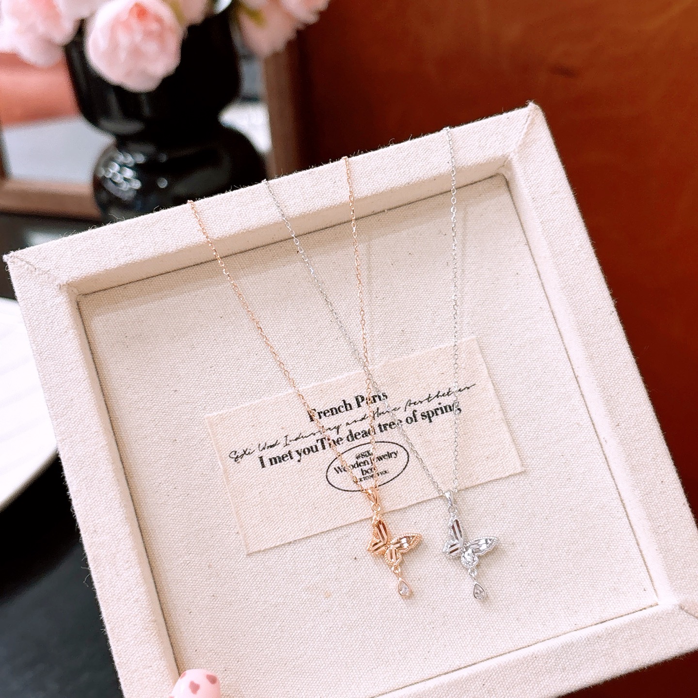 Fine Silver Necklace Fashion Wedding Gold