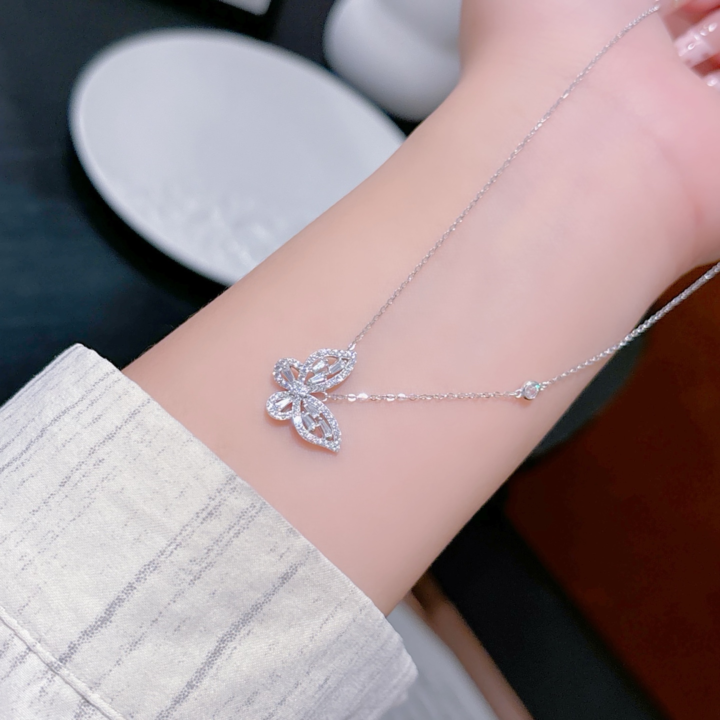 Solid Silver Necklace Vintage Confession Silver