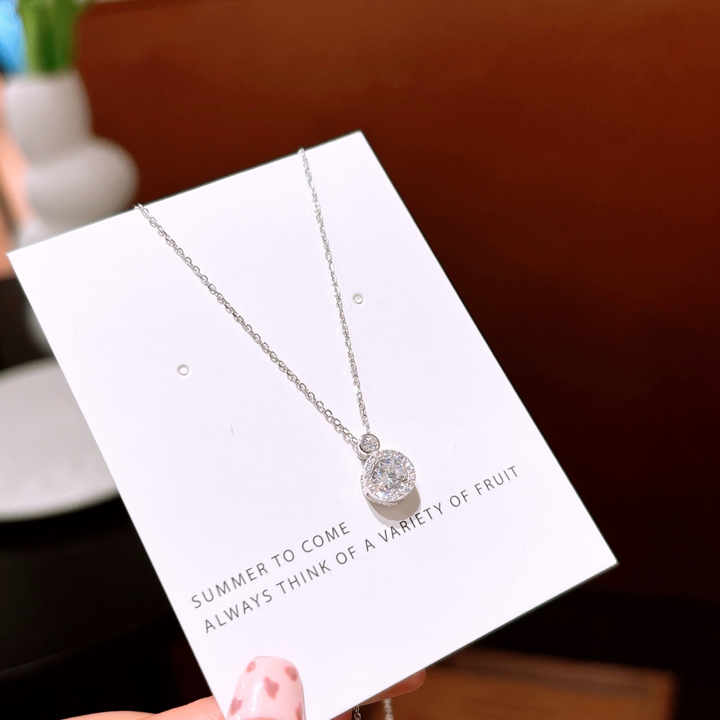 High Polish Silver Necklace Delicate Everyday Wear Silver