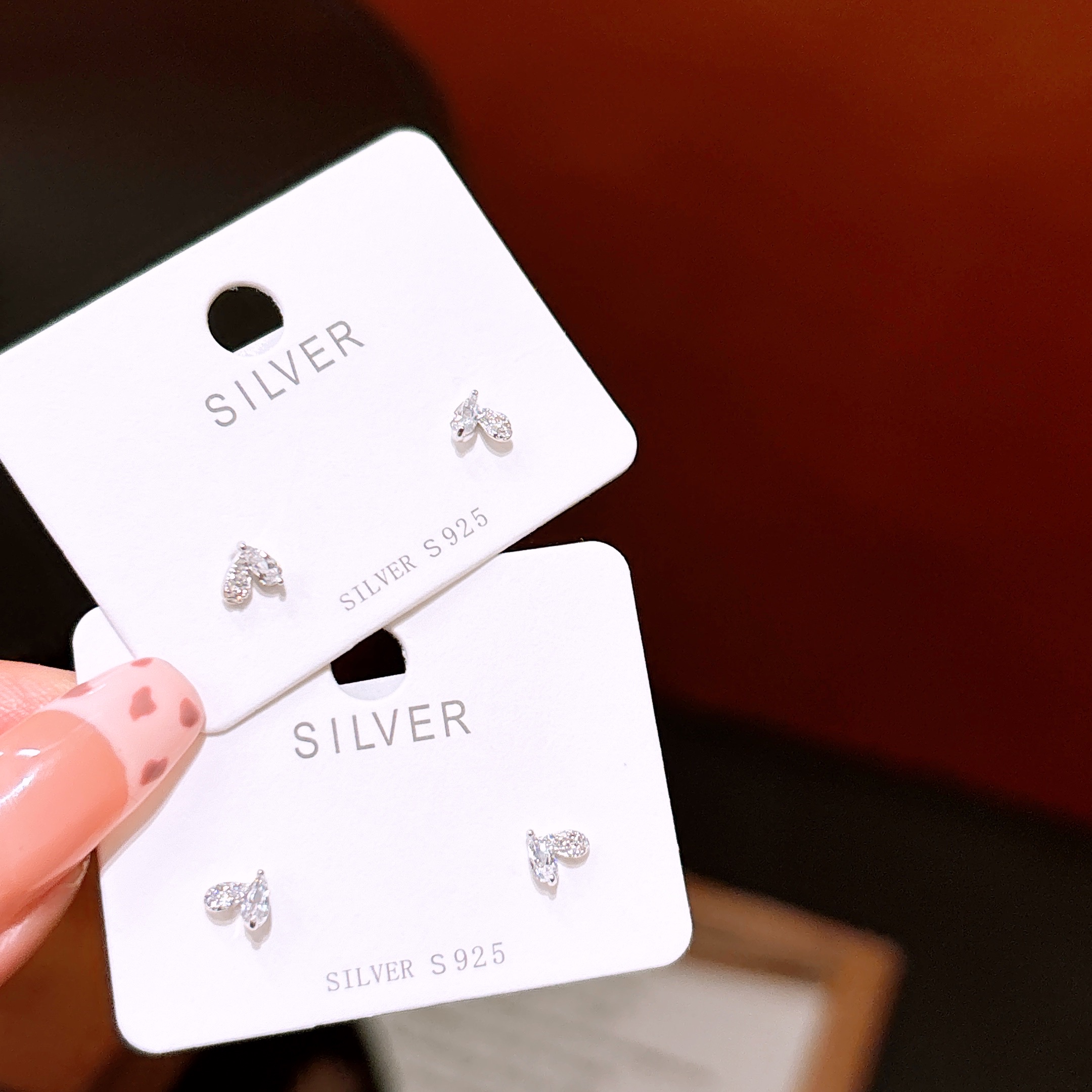 High Polish Silver Earrings Dainty Father's Day Gold