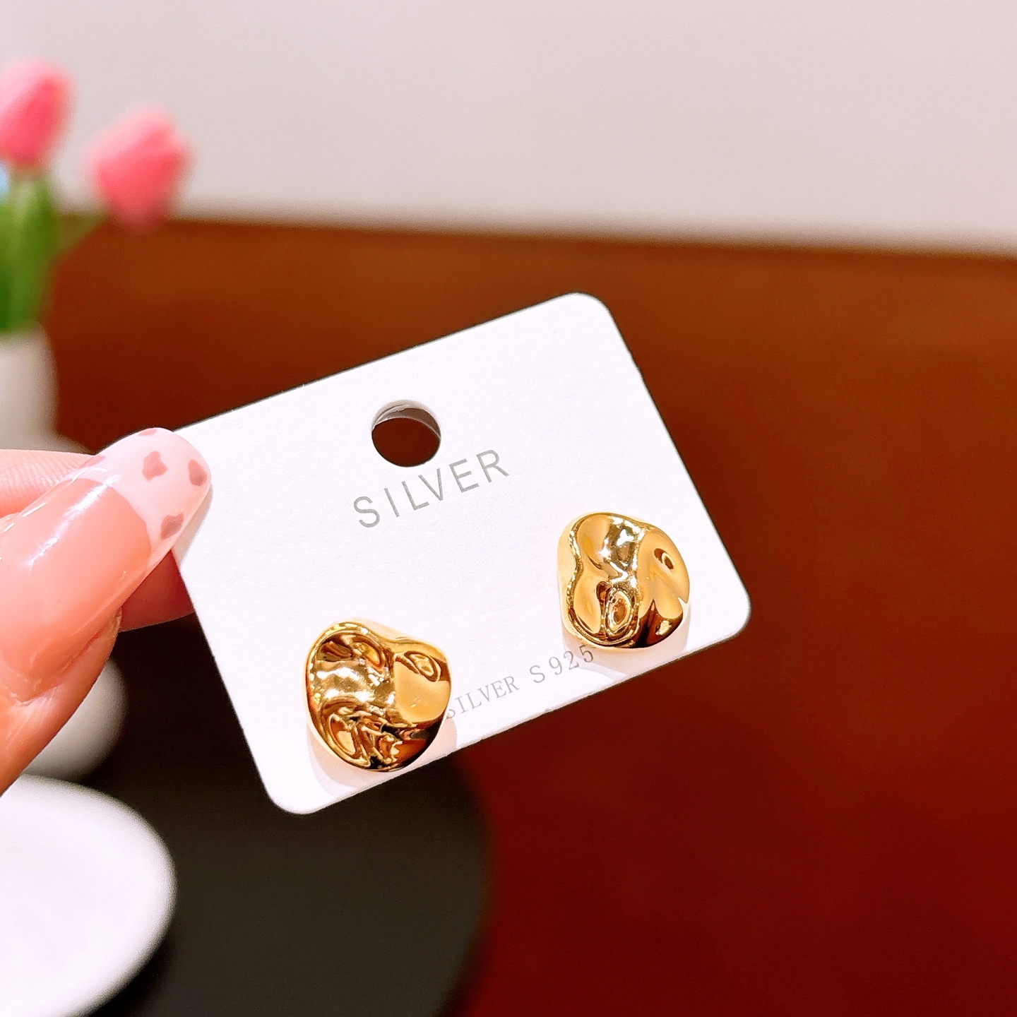 High Polish Silver Earrings Sweet & Cool Travel Silver