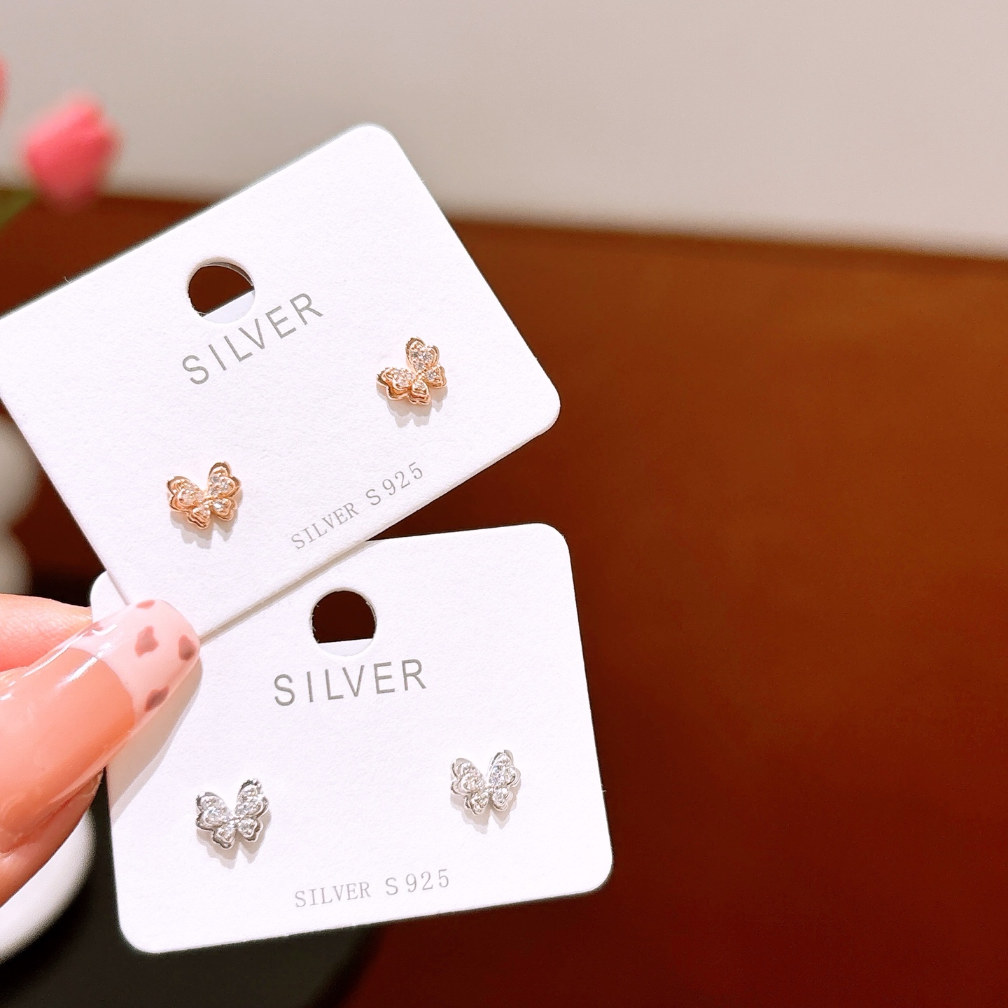 S925 Sterling Silver Earrings Ethereal Workplace Gold