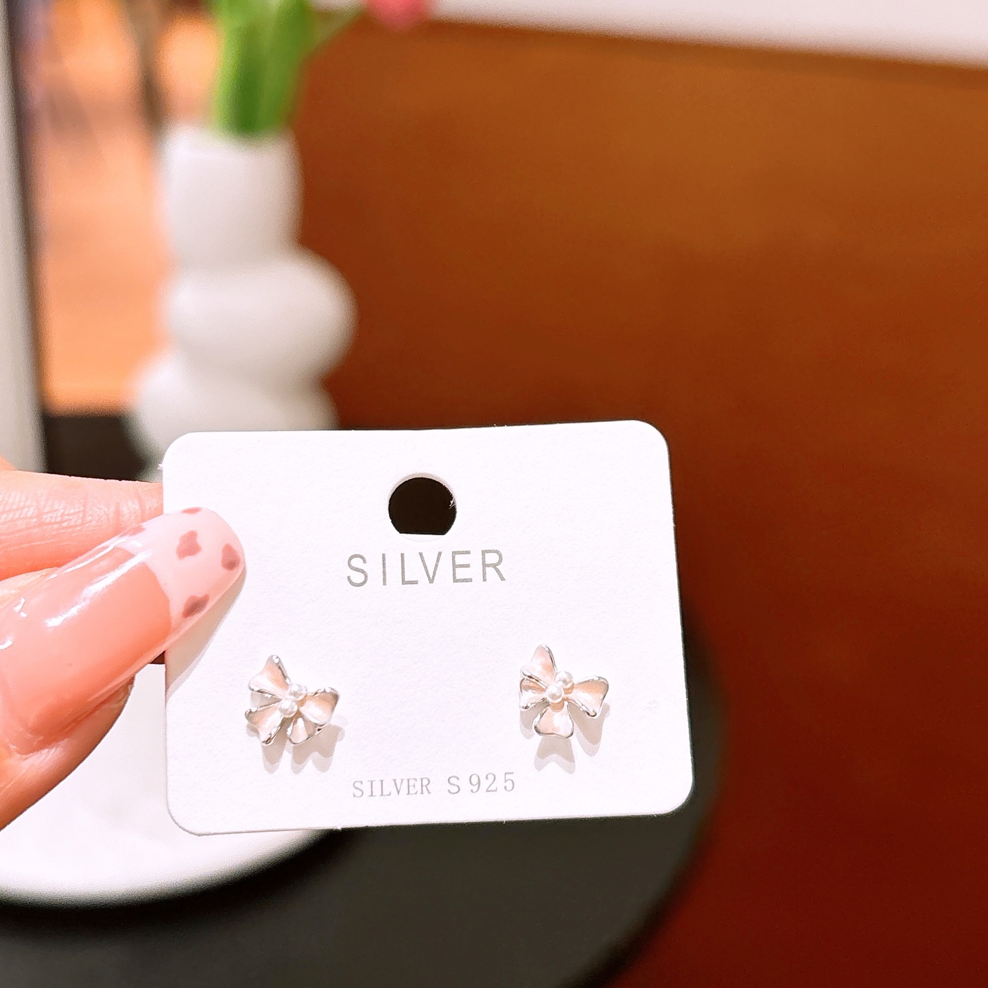 Hypoallergenic Silver Earrings Elegant Birthday Silver