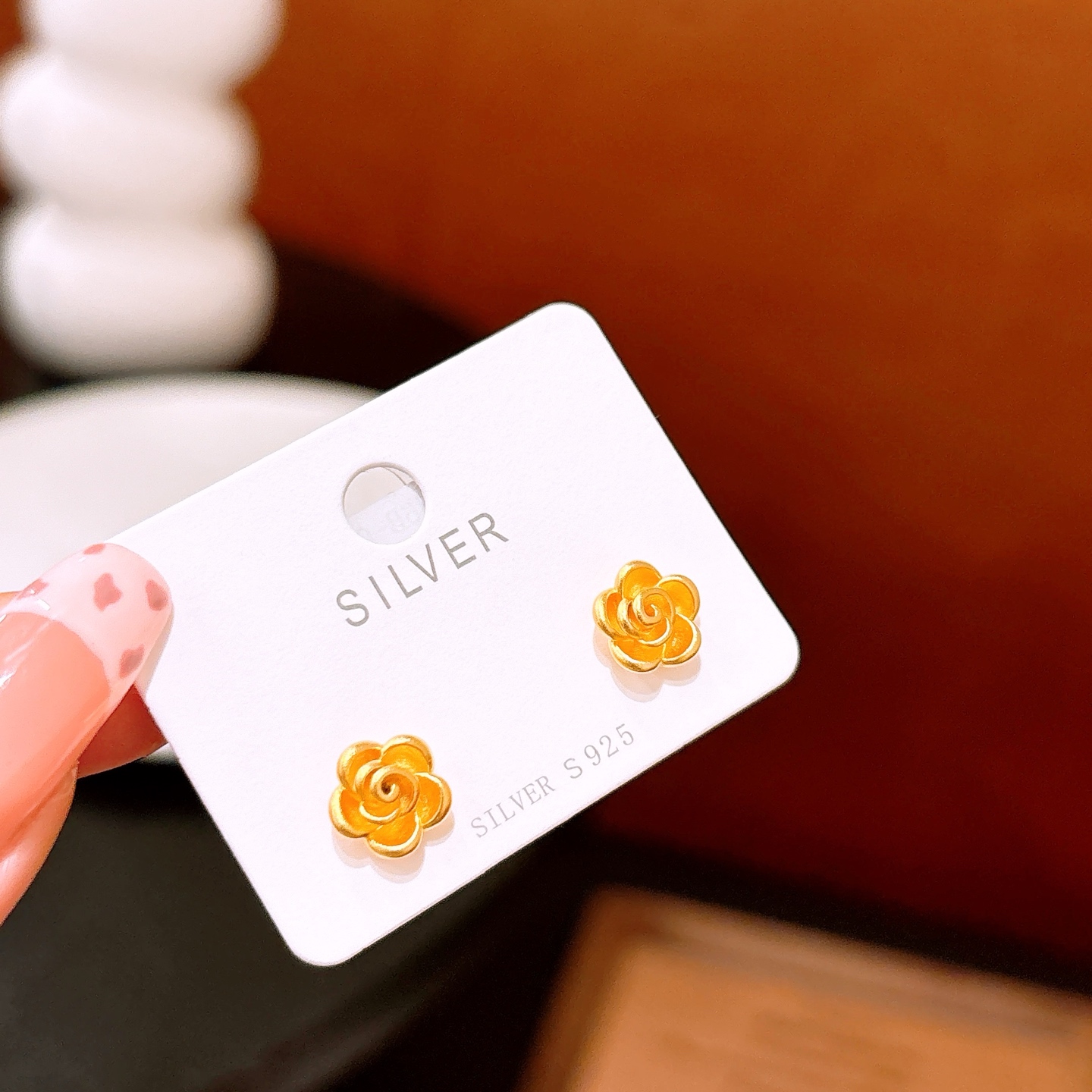 Nickel Free Silver Earrings Chic Bestie Gift Gold