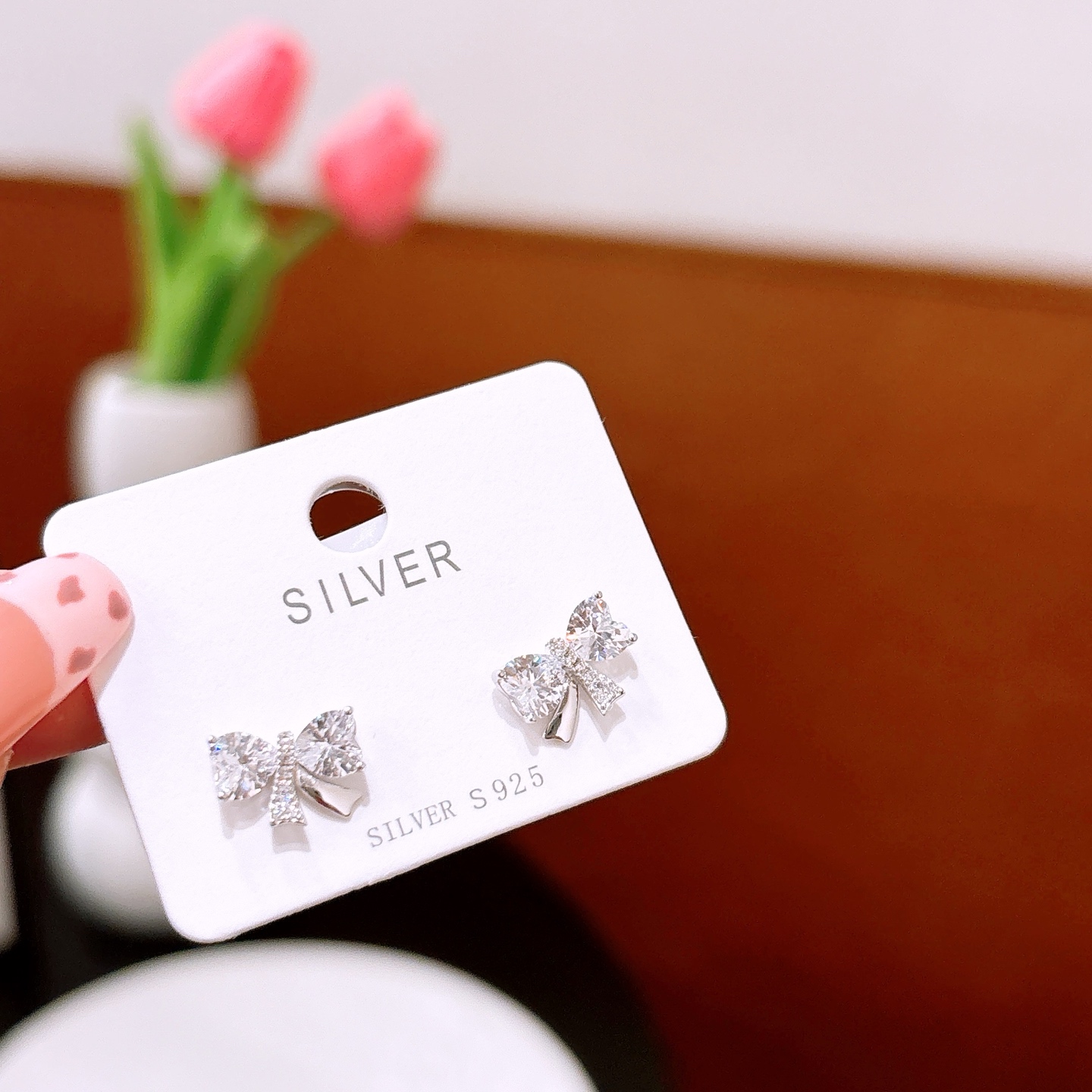 Allergiearmes Silber Ohrringe Vintage Alltag Gold