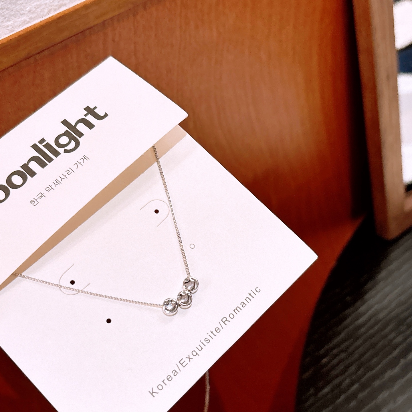 Fine Silver Necklace Fashion Wedding Favor Gold