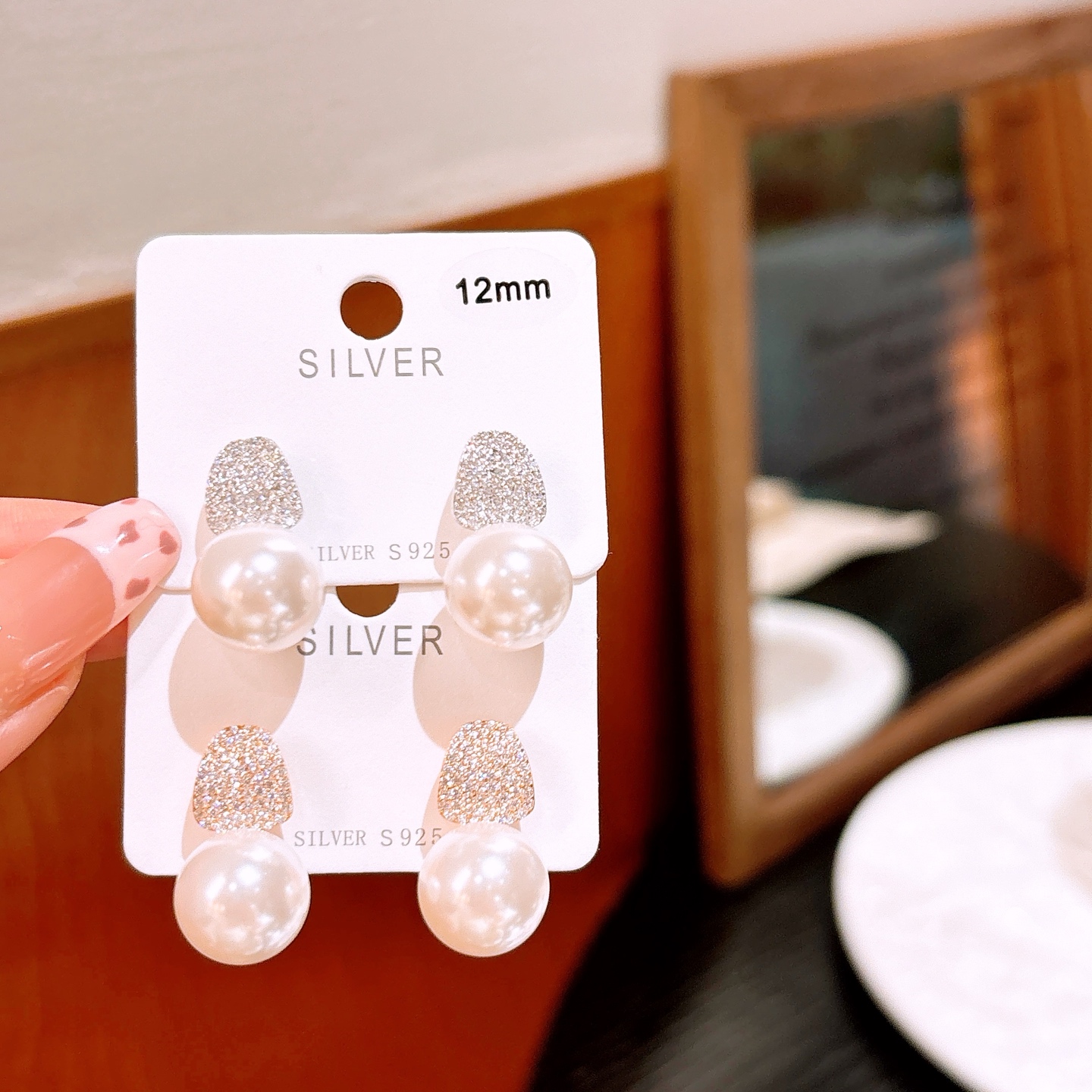 Low Allergy Silver Earrings Fresh Party Gold