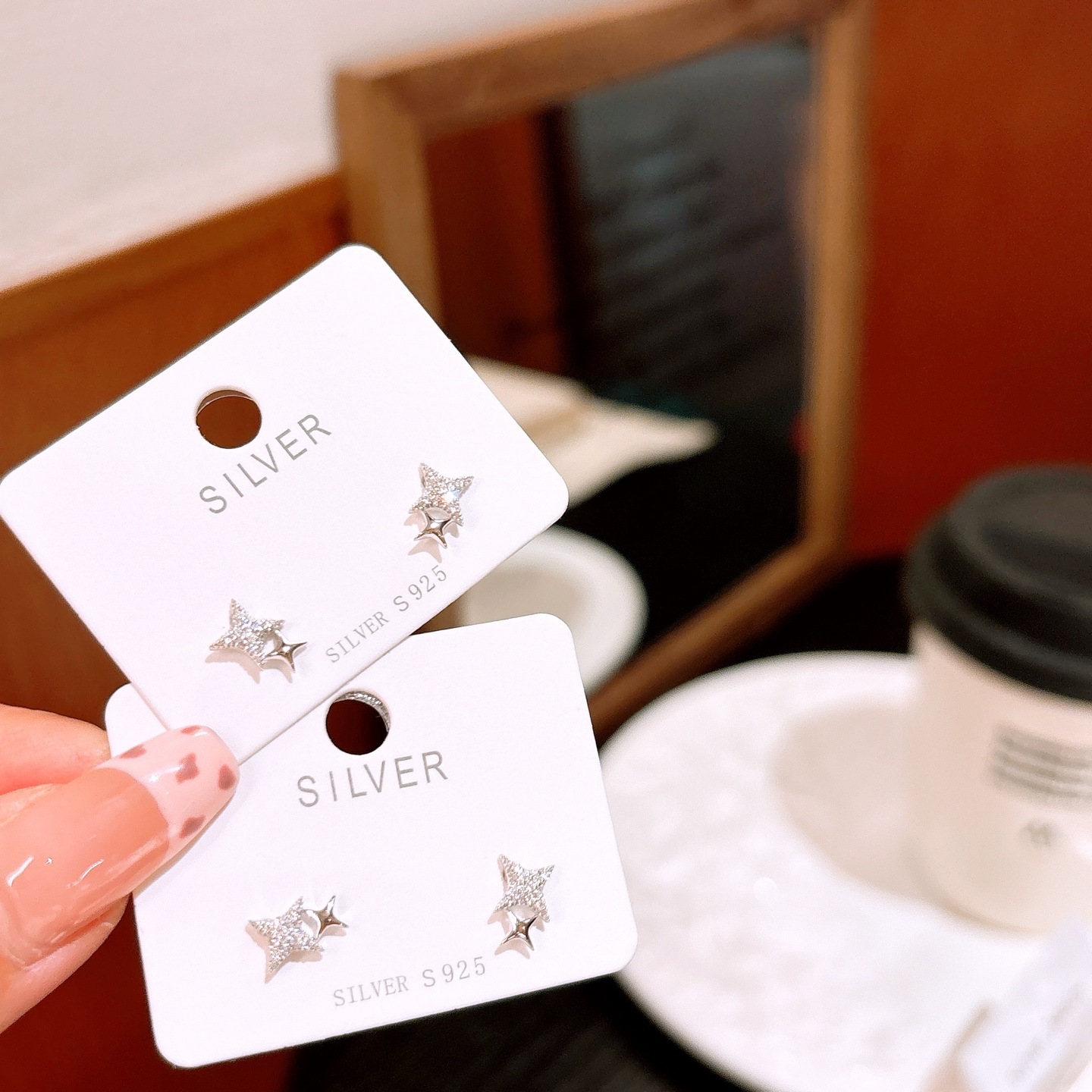 Low Allergy Silver Earrings Soft Bestie Gift Silver