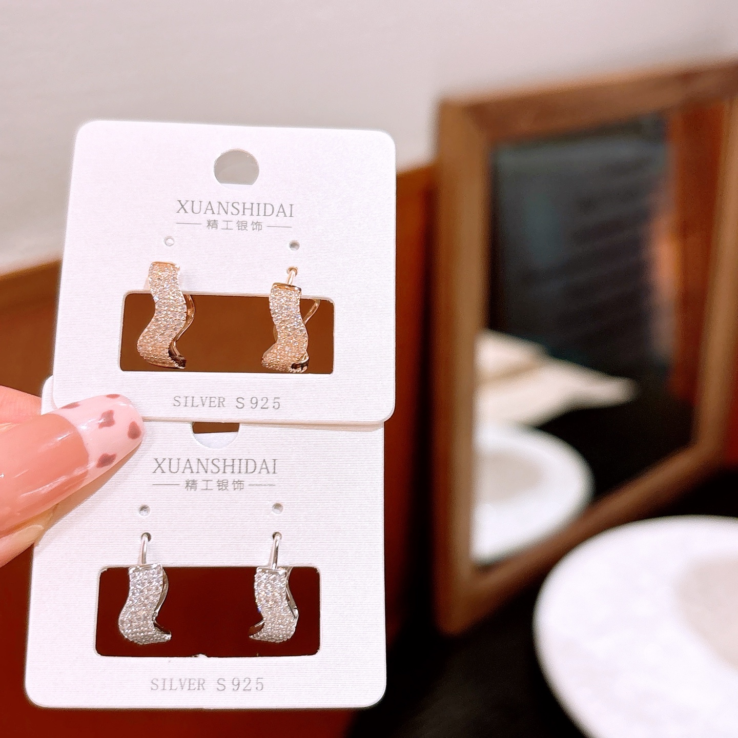 Hypoallergenic Silver Ear Cuffs Vintage Everyday Wear Silver