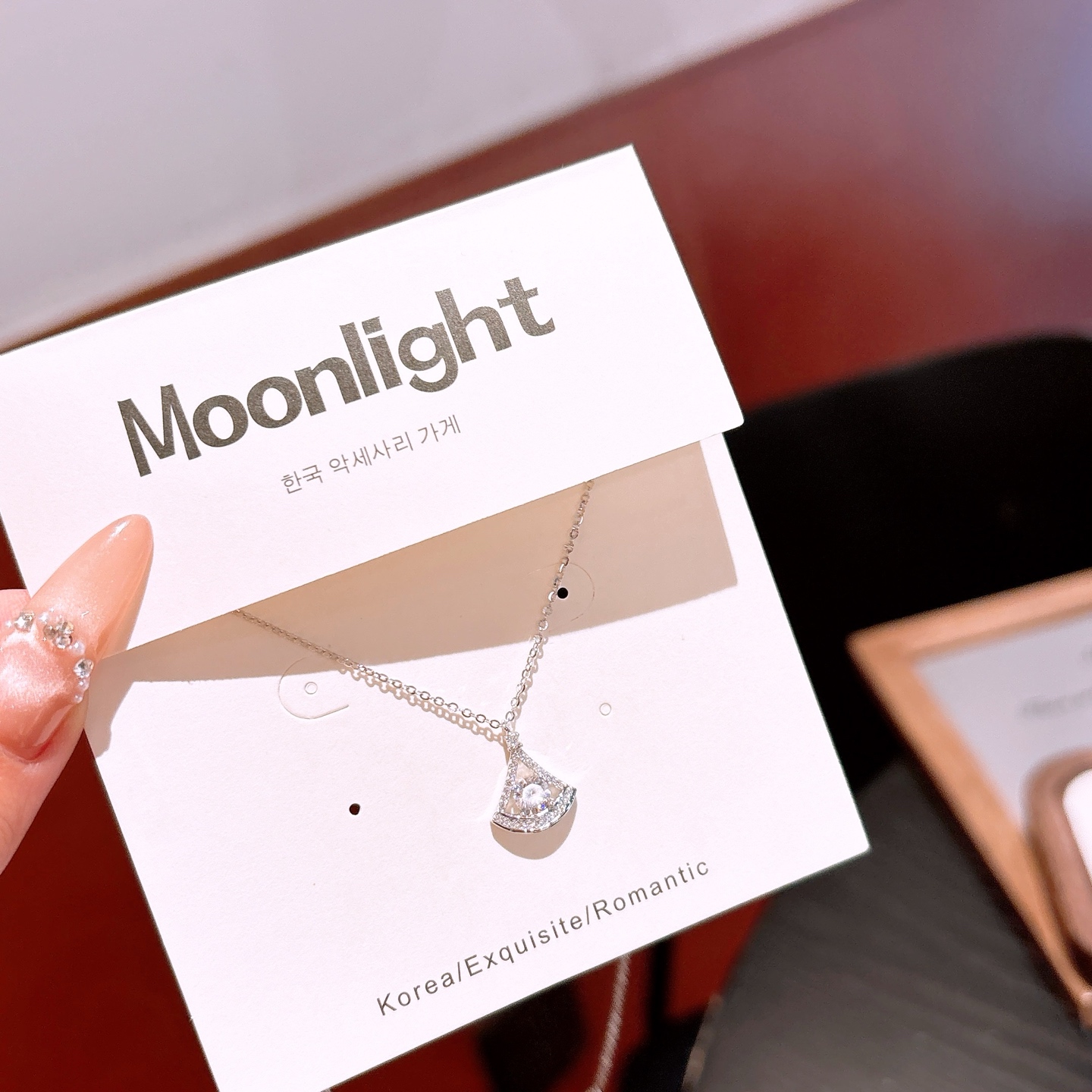 Solid Silver Necklace Pure Self-love Gold