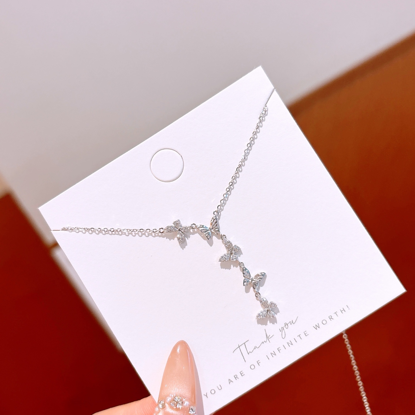 S925 Sterling Silver Necklace Unique Self-love Gold