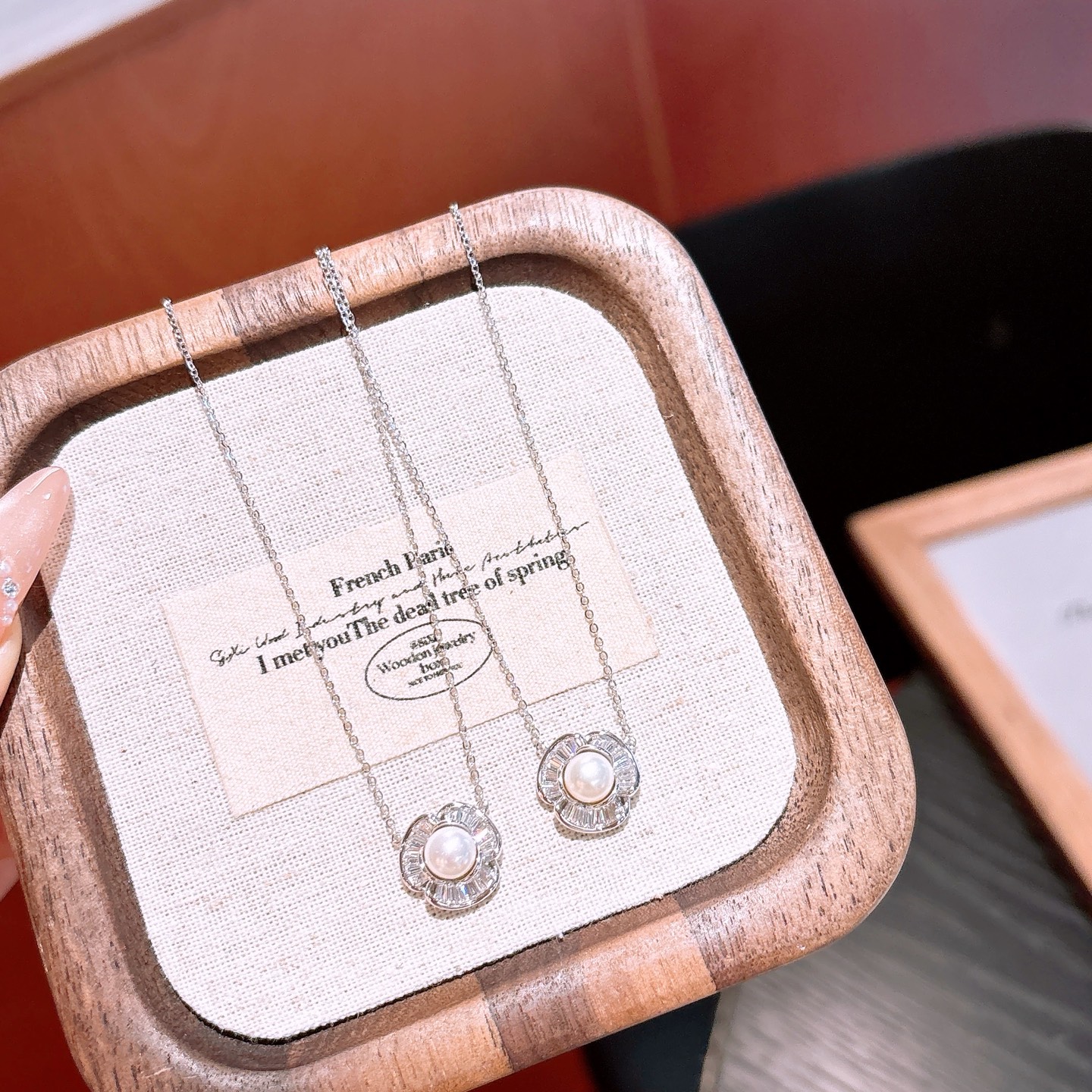 Hypoallergenes Silber Kette Romantisch Frühlingsfest Silber