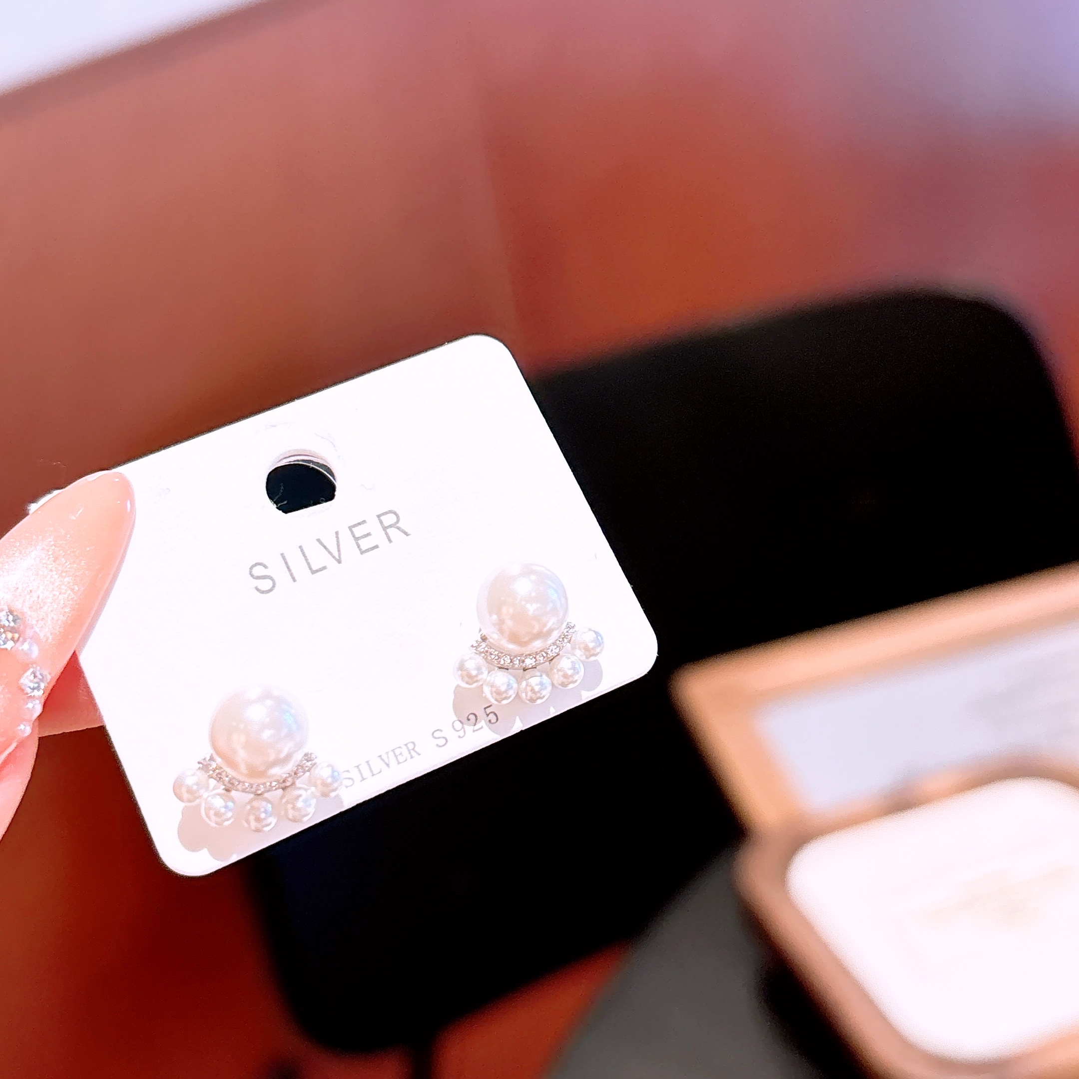 S925 Sterling Silver Earrings Fresh Anniversary Silver