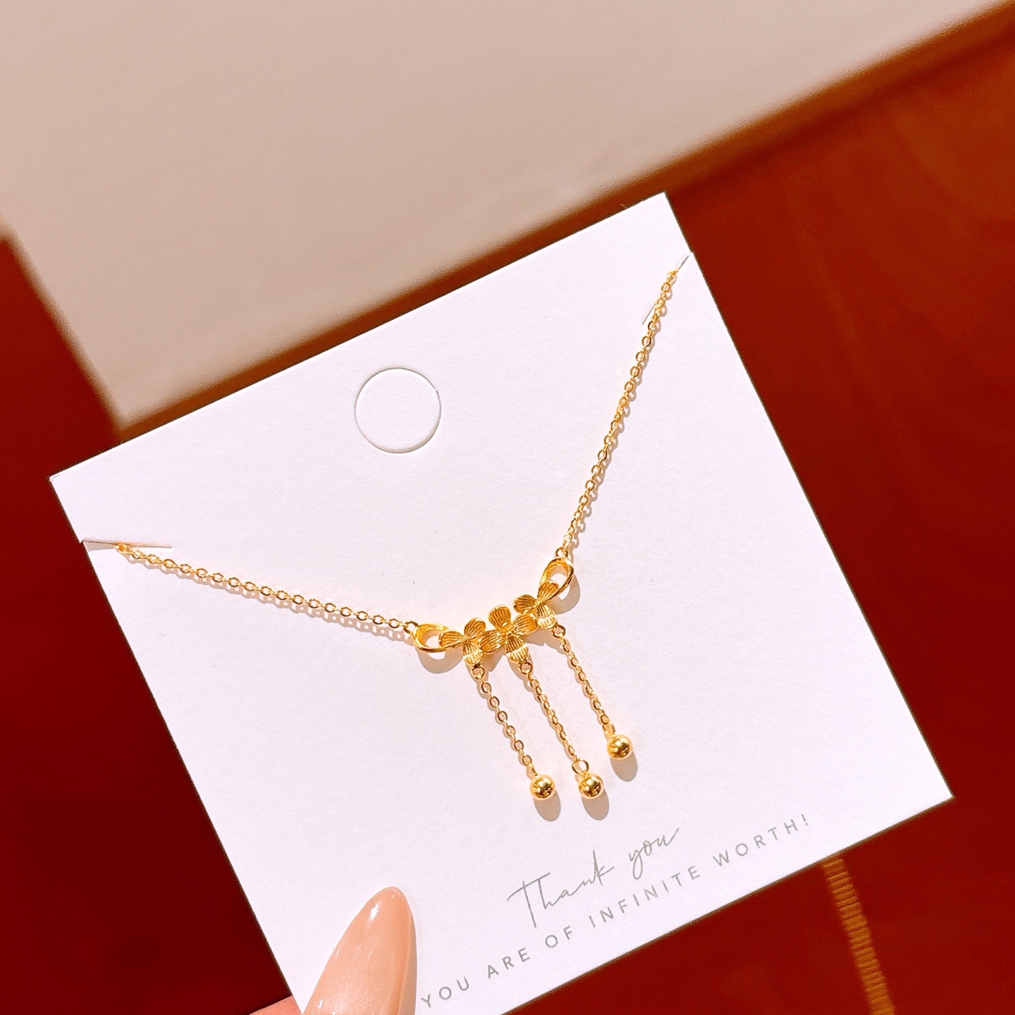 Nickel Free Silver Necklace Intellectual Banquet Gold