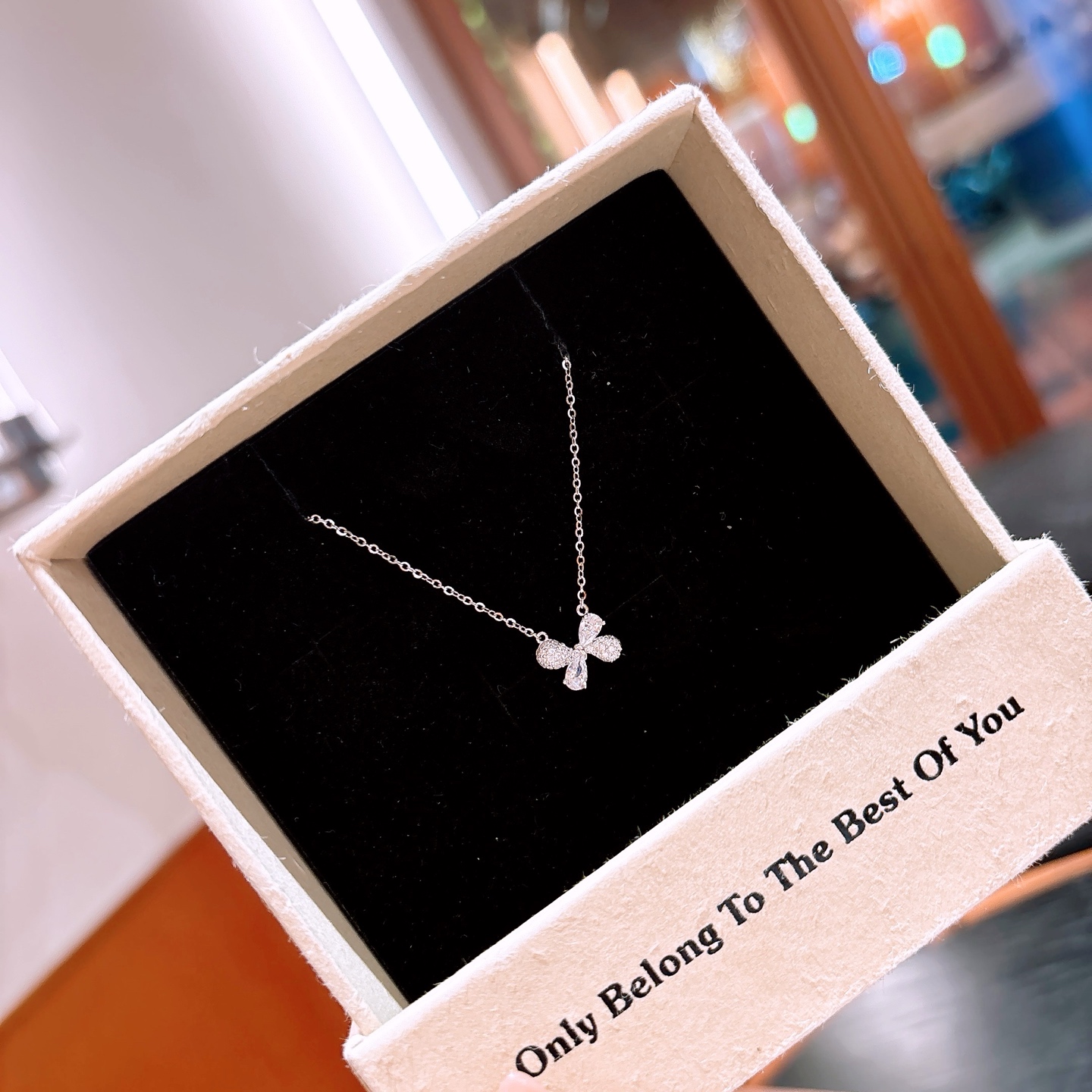 Low Allergy Silver Necklace Sweet & Cool Anniversary Silver