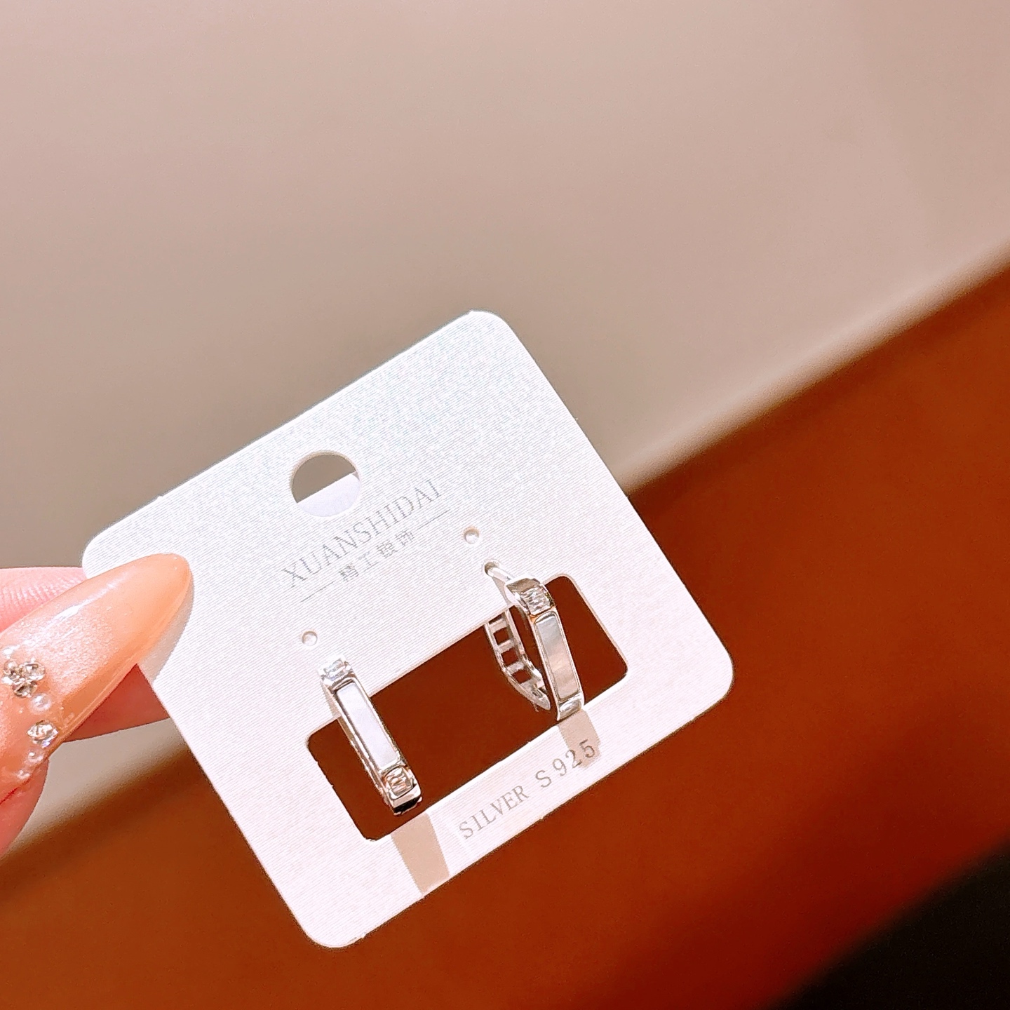 Solid Silver Ear Cuffs Playful Valentine's Day Silver