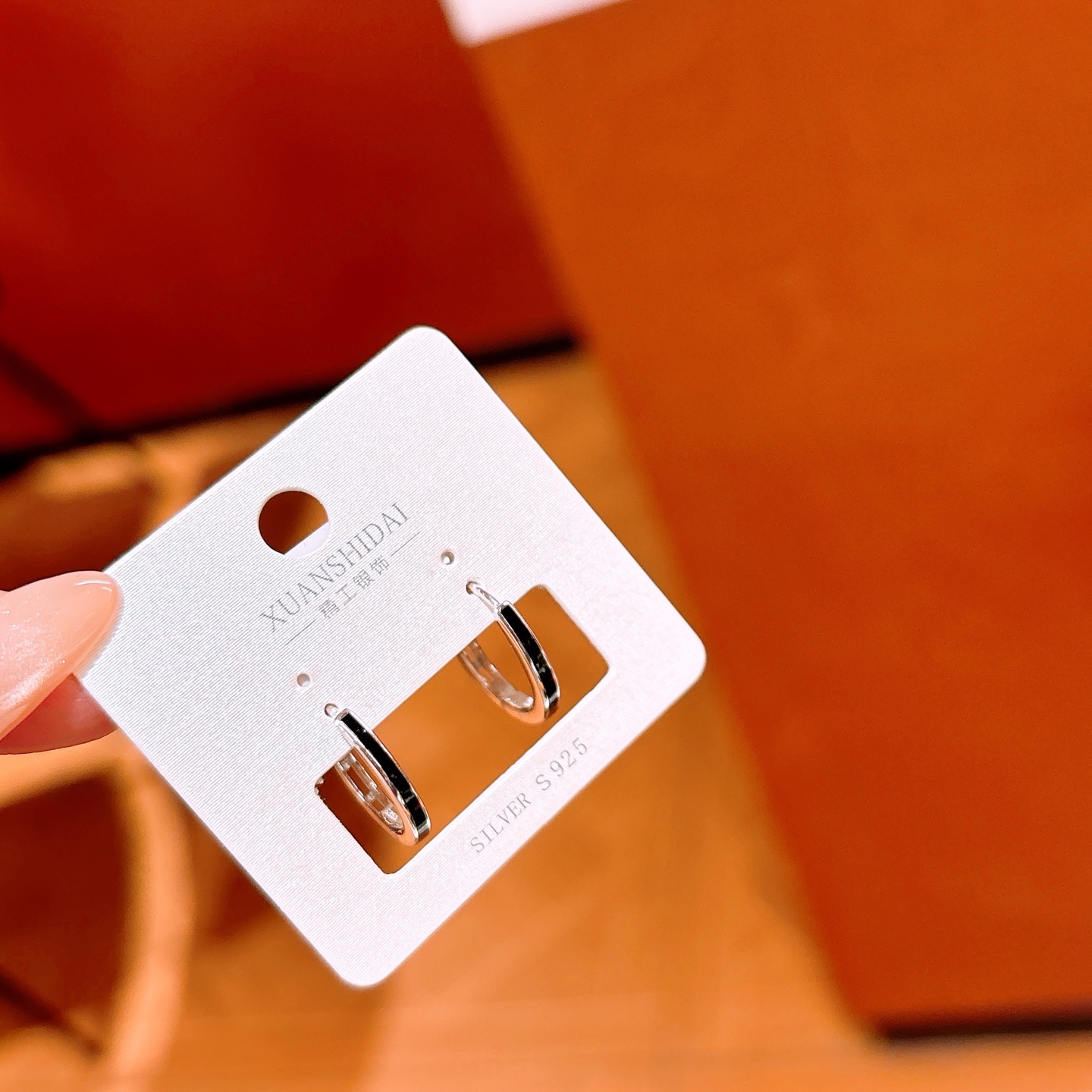 Low Allergy Silver Ear Cuffs Artistic Mother's Day Gold