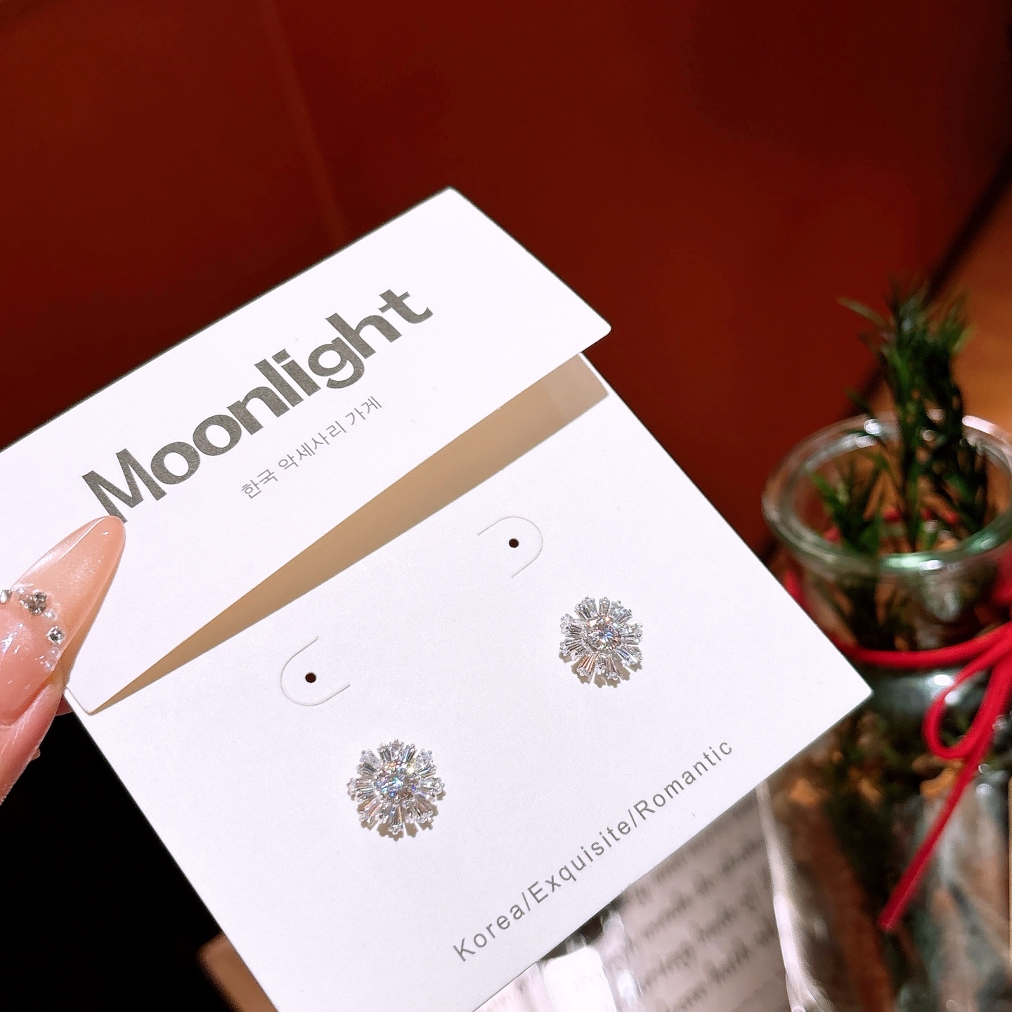 Hypoallergenic Silver Moissanite Studs Minimalist Annual Party Gold