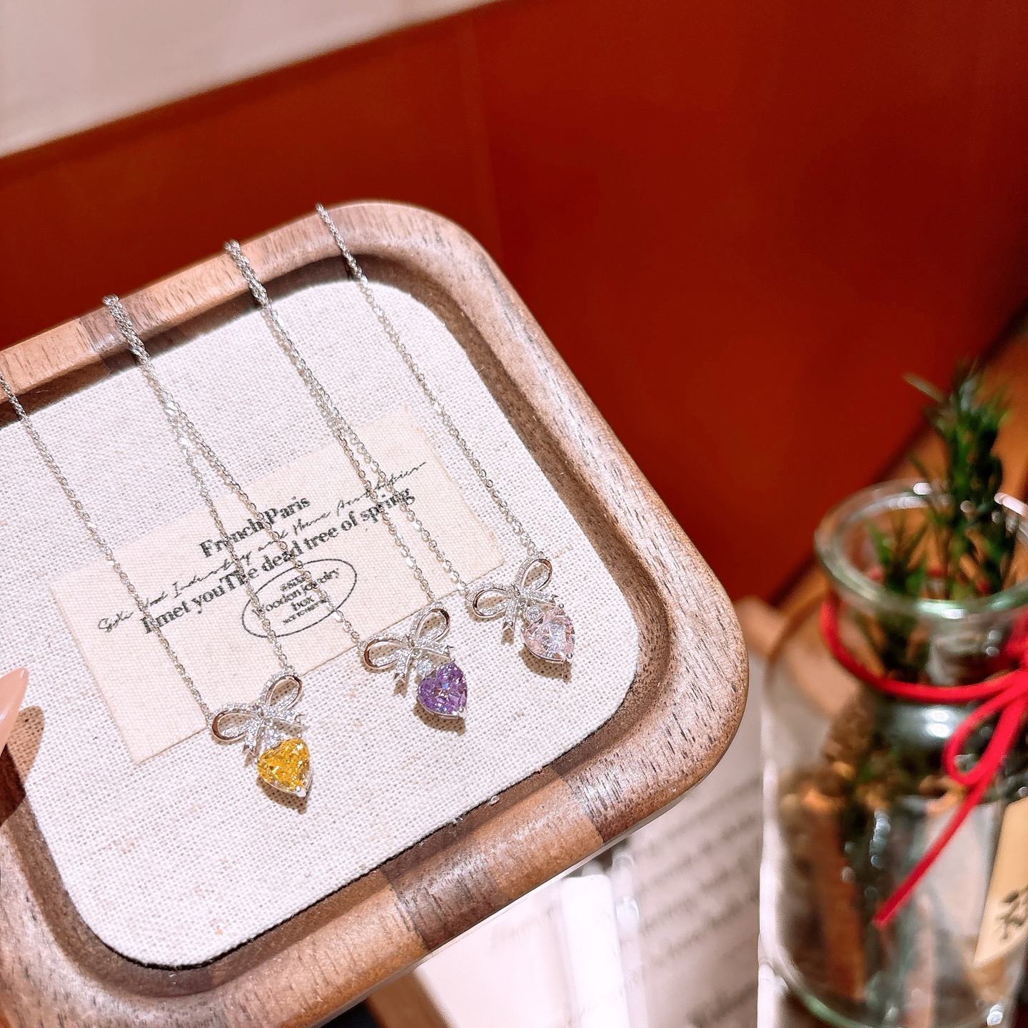 925 Silver High Carbon Diamond Necklace Precision Workplace Silver