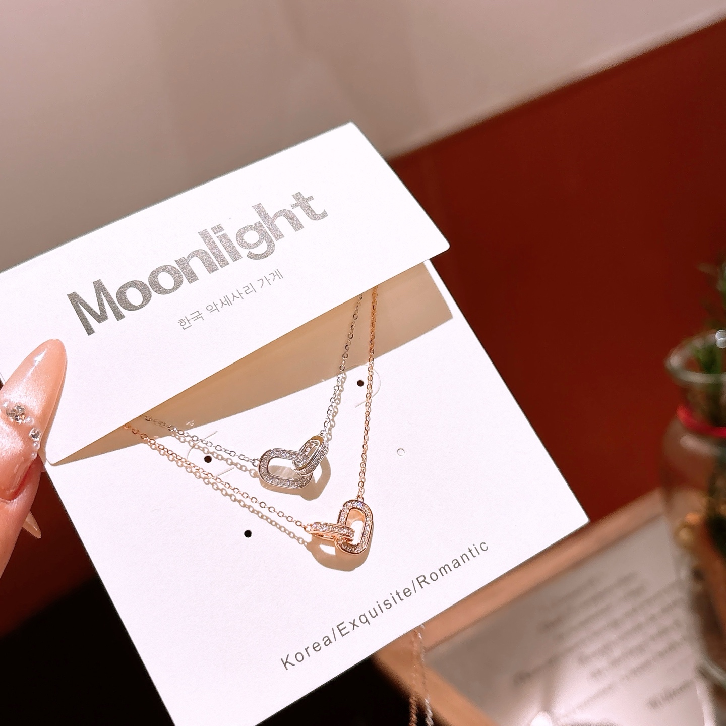 High Polish Silver Necklace Artistic Spring Festival Silver