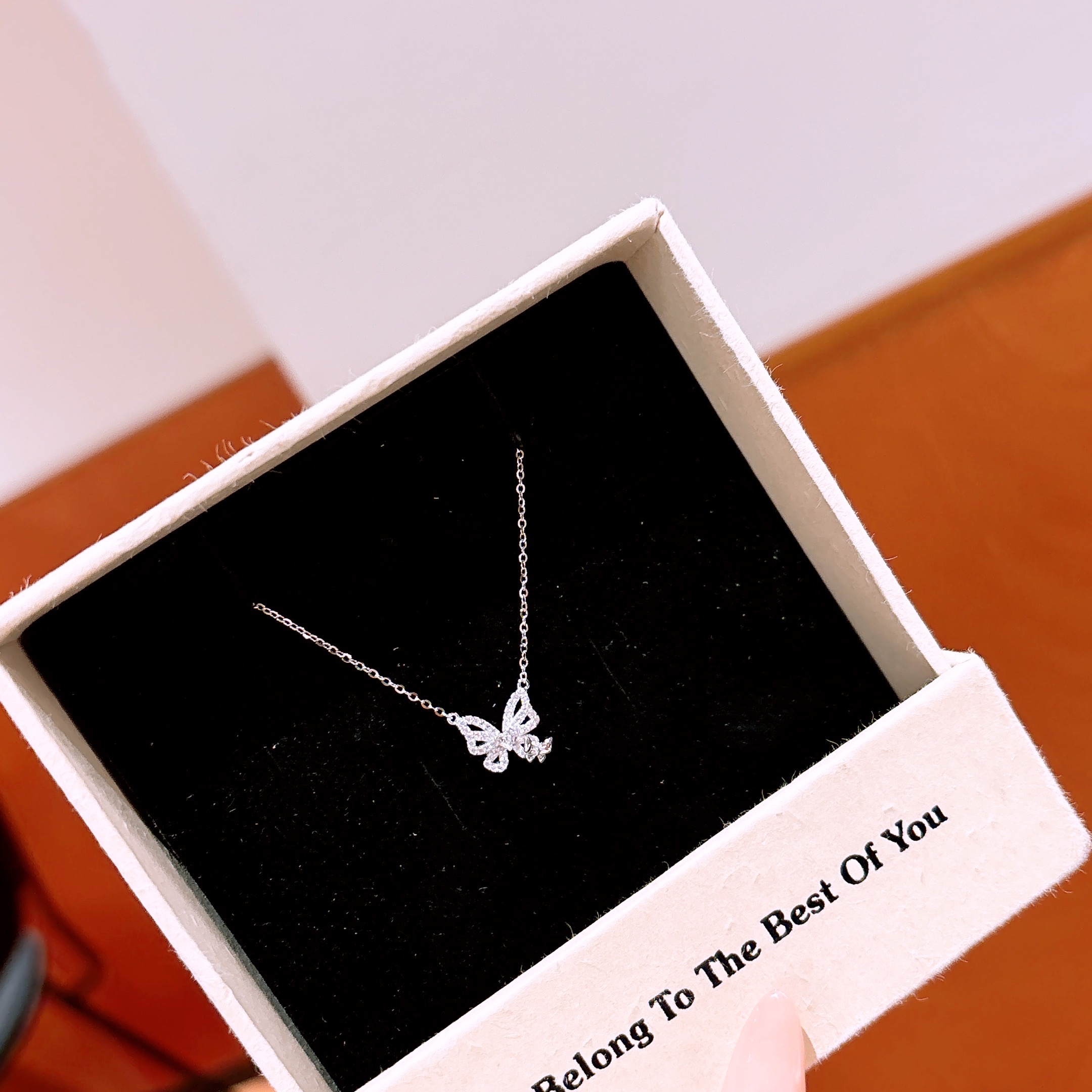 Solid Silver Necklace Sweet & Cool Self-love Silver